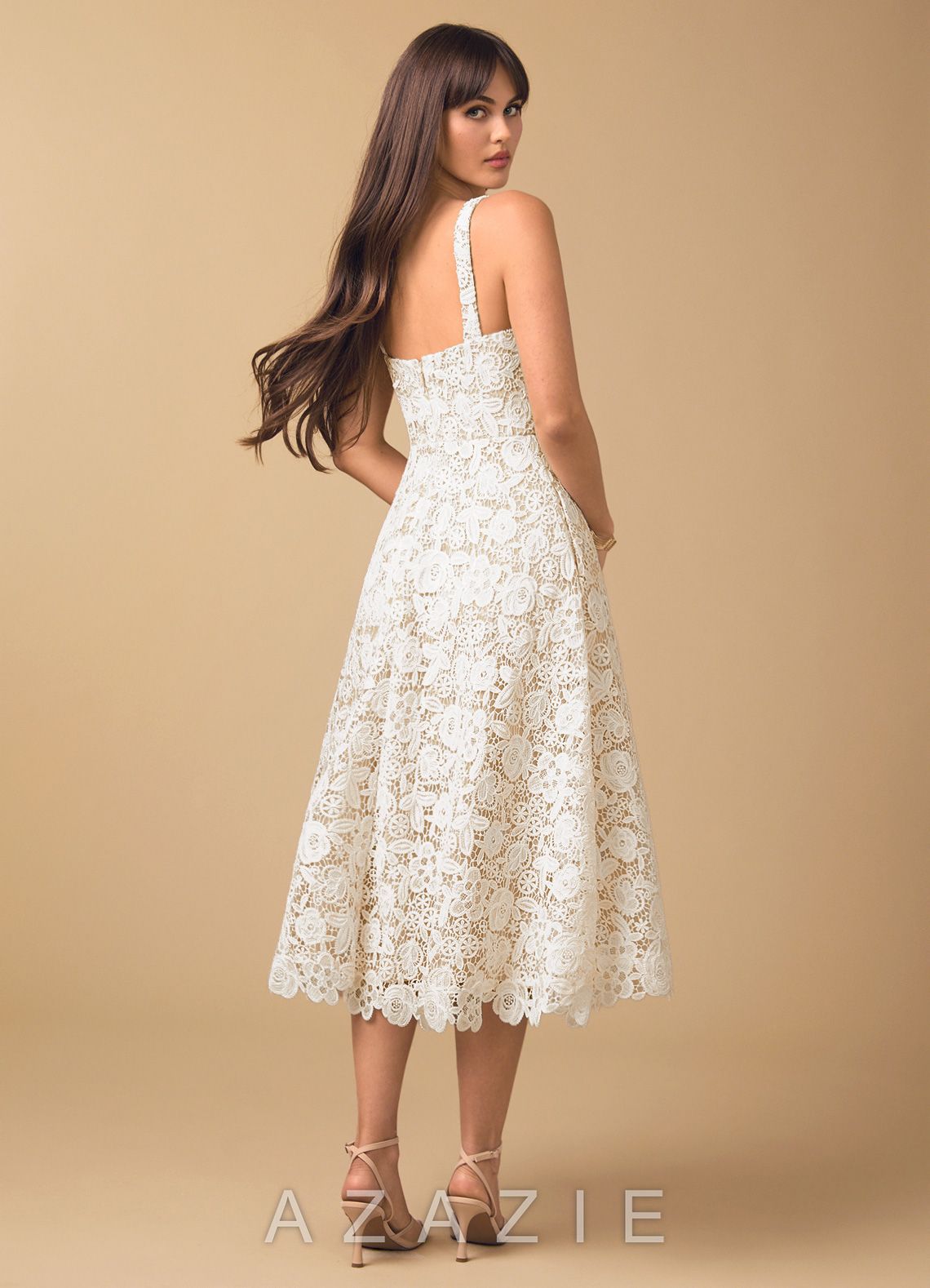 Elisa {color} Lace Midi Dress  sp_white_#we134382