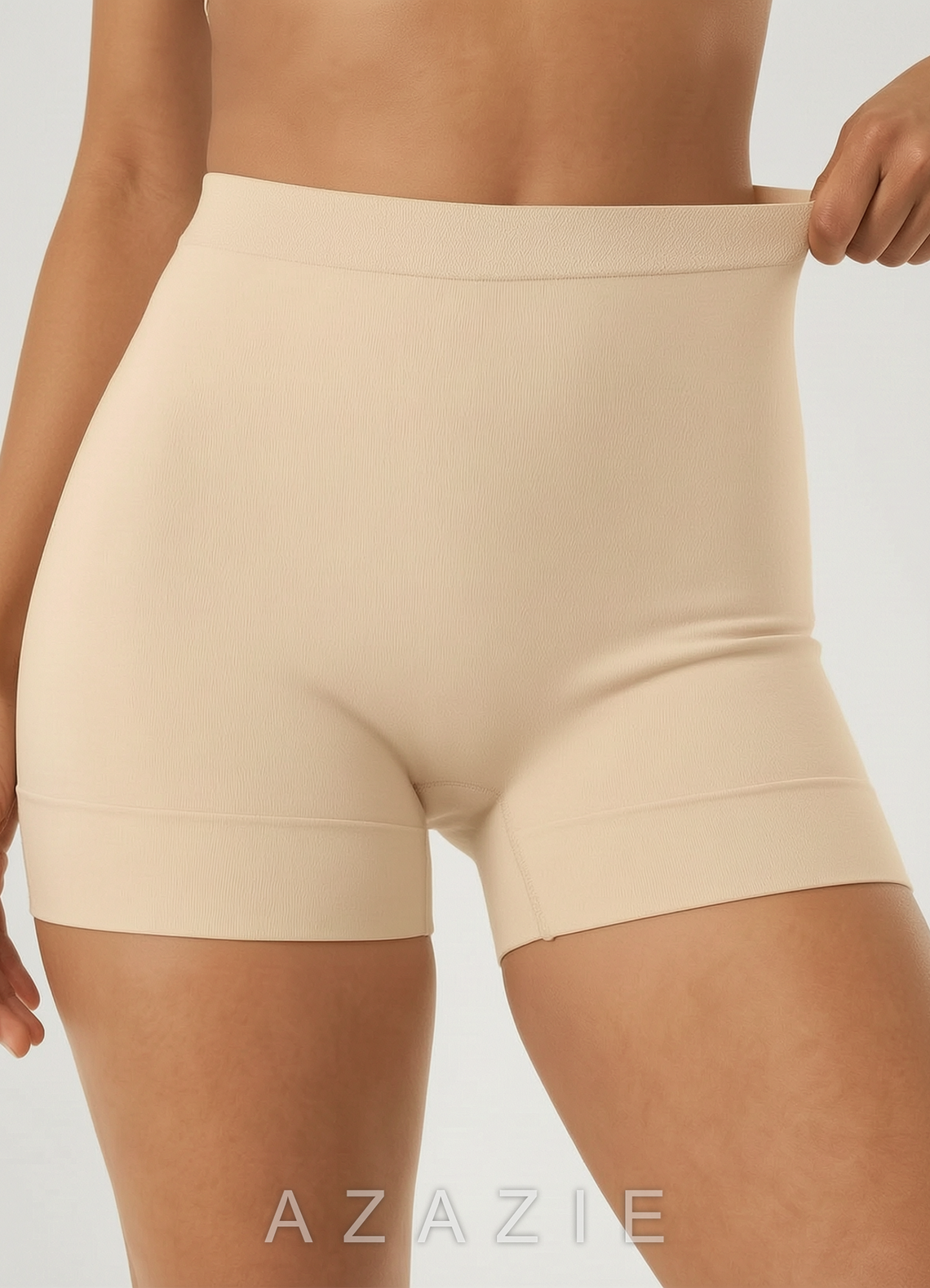 Mid-Rise Stretch Seamless Tummy Control Shapewear Shorts