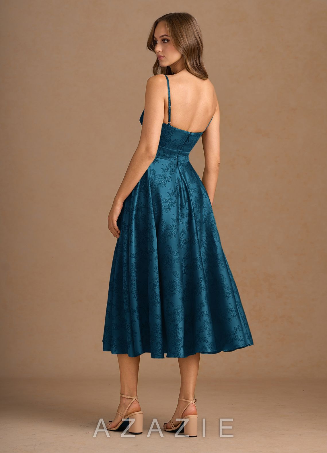 Katriel {color} Midi Dress  sp_navy_black_#nb134359