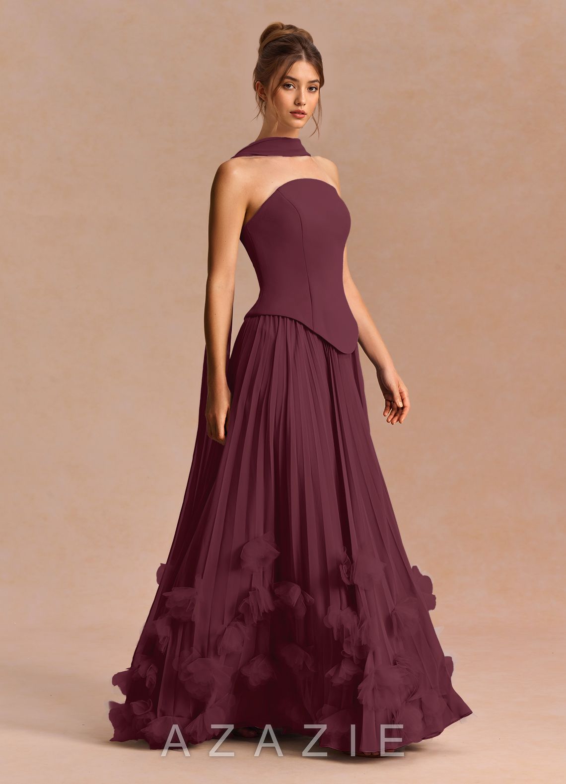 Noeline {color} Maxi Dress  wine_#wn134182