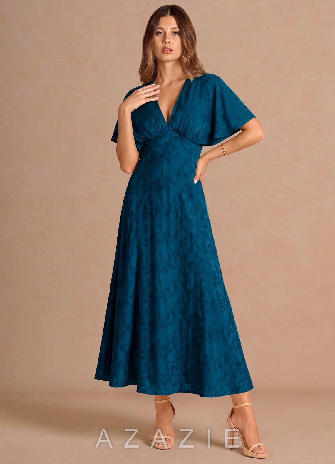 Prunelle {color} Maxi Dress  sp_navy_black_#nb134359