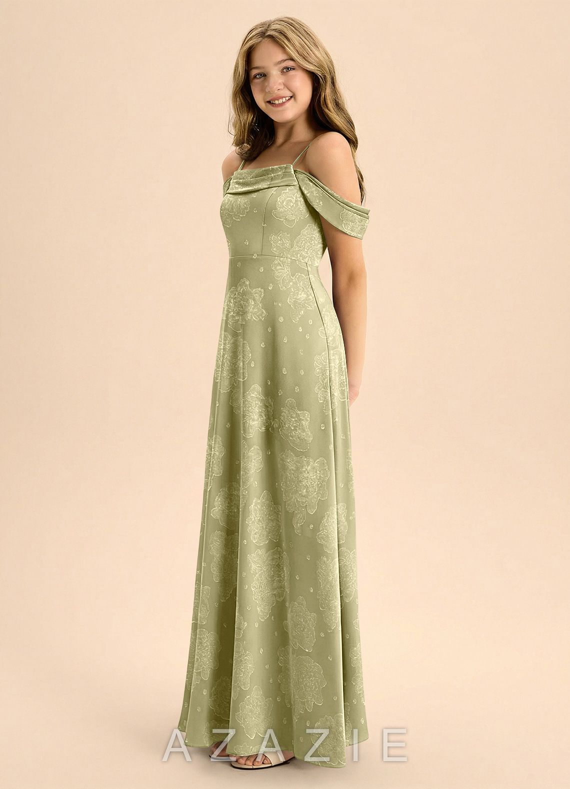 Azazie Anselie Junior Formal Dress  sp_celadon_#cn134718