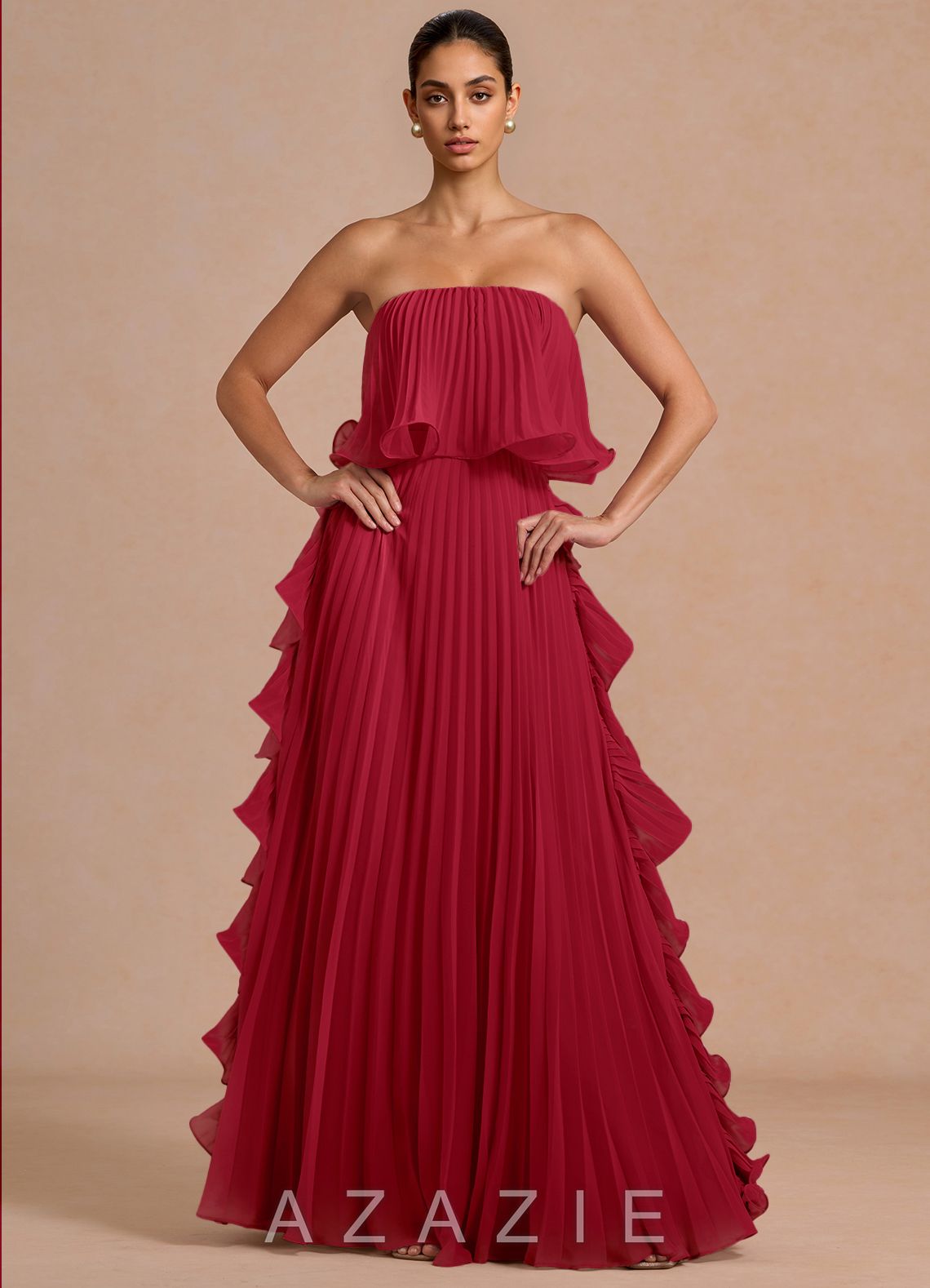 Hanalei {color} Maxi Dress  cherry_red_#cr134195
