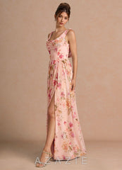 Alinae {color} Maxi Dress  sp_abstract_bouquet_floral_#111401