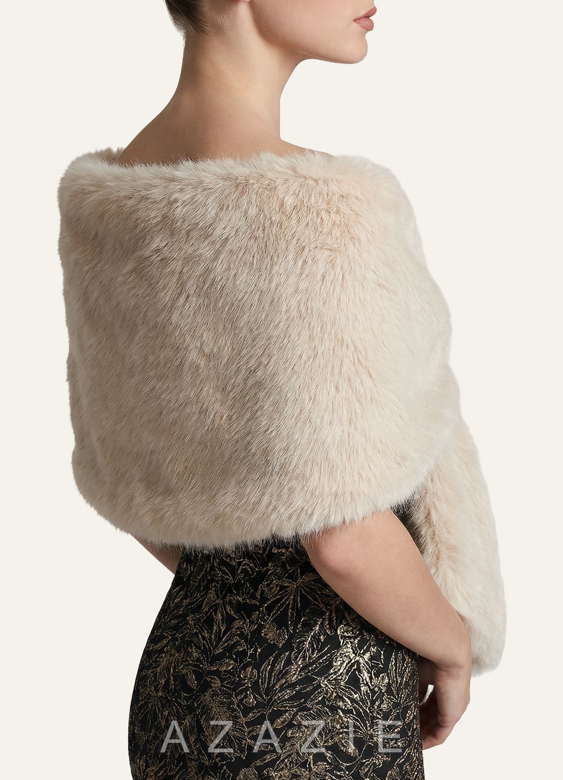 Plush Faux Fur Wrap
