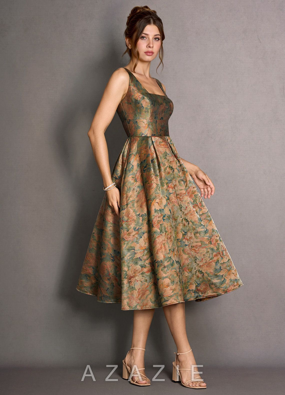 Katel {color} Midi Dress  sp_vintage_teal_#vt134789