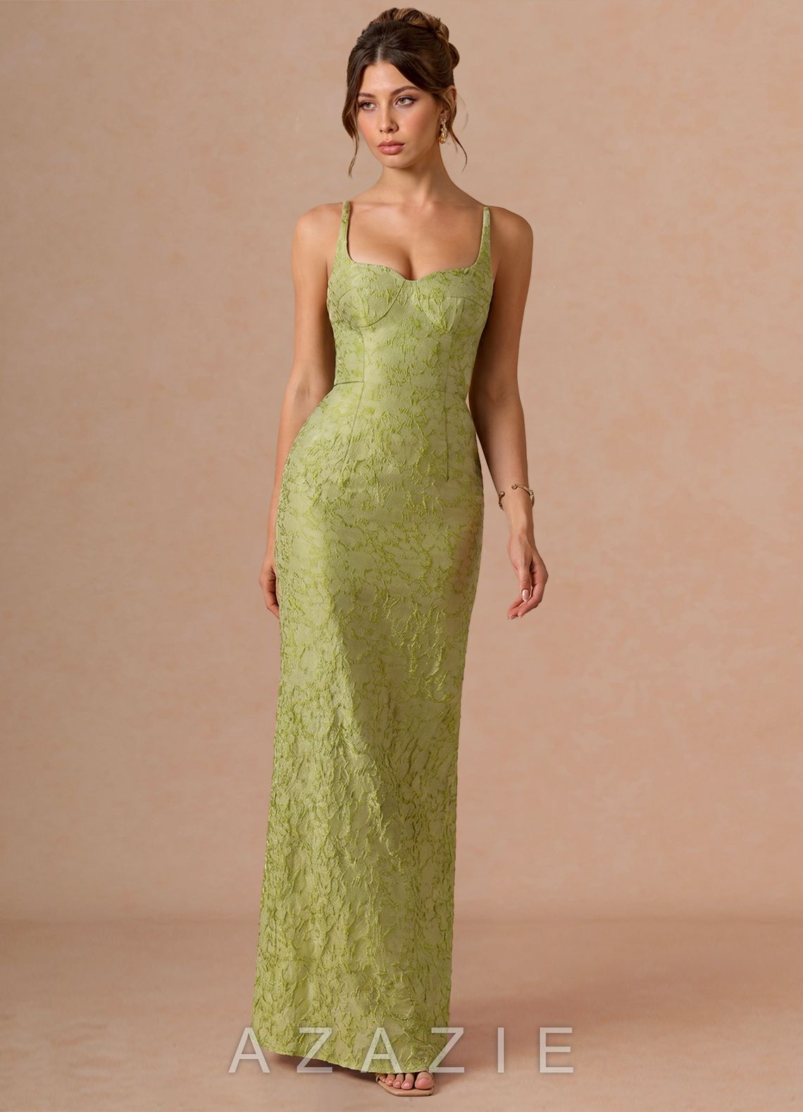 Paulina {color} Maxi Dress  sp_light_chartreuse_#lc134302