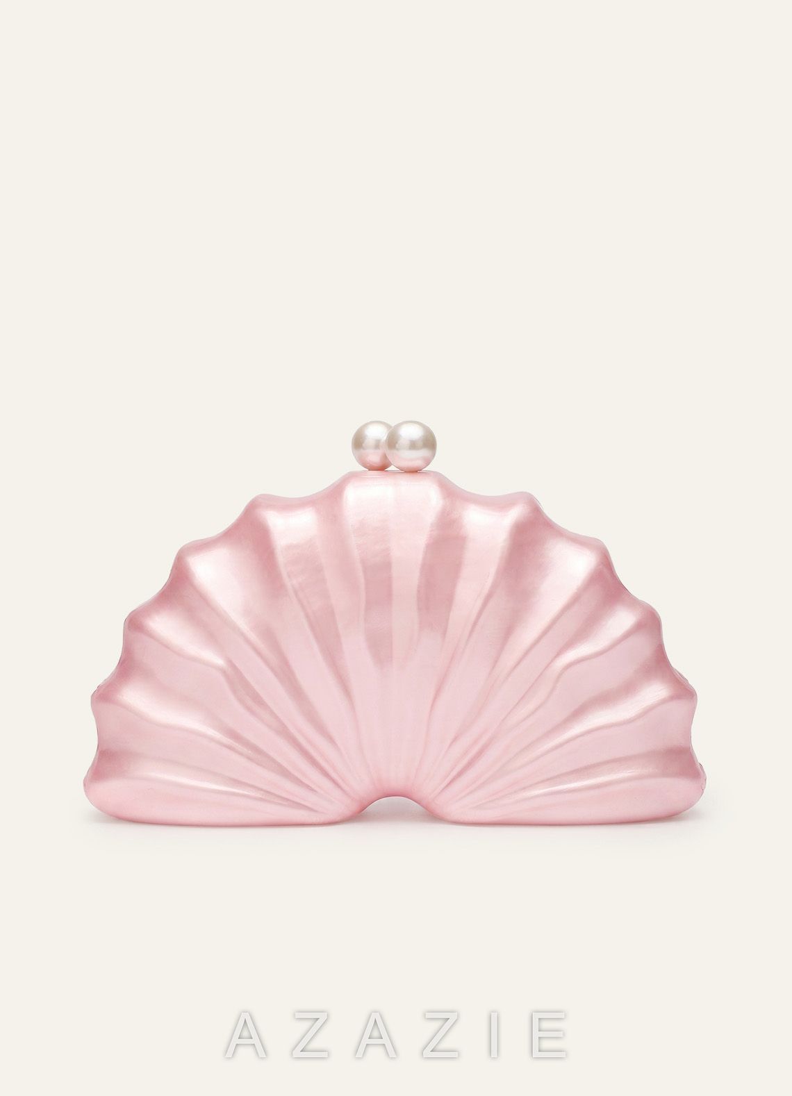 Pearl Shell Acrylic Clutch Bag
