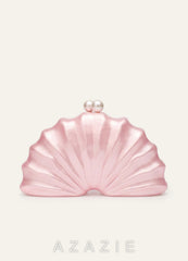 Pearl Shell Acrylic Clutch Bag