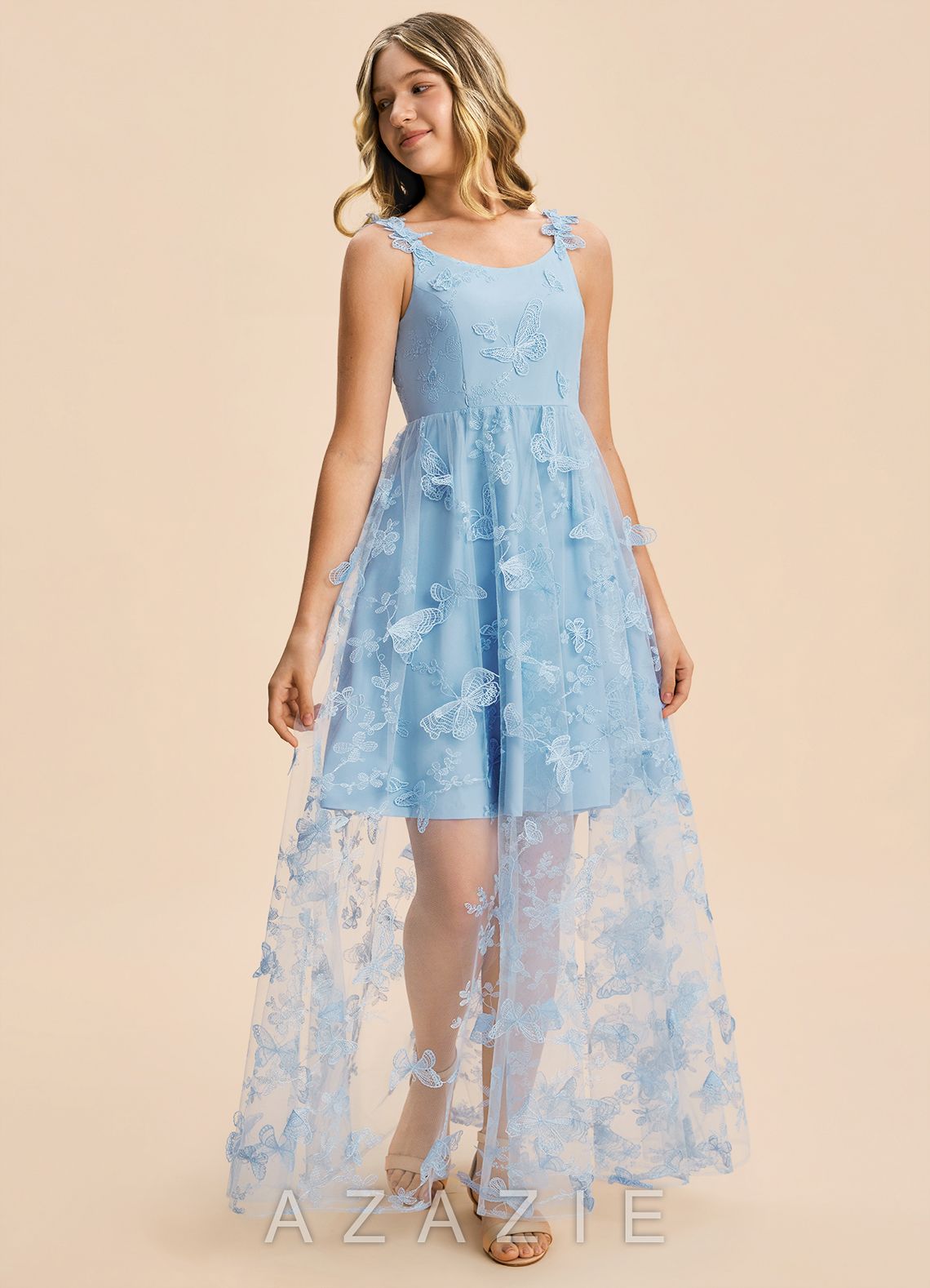 Azazie Logan Junior Formal Dress  sp_haze_blue_#hb424