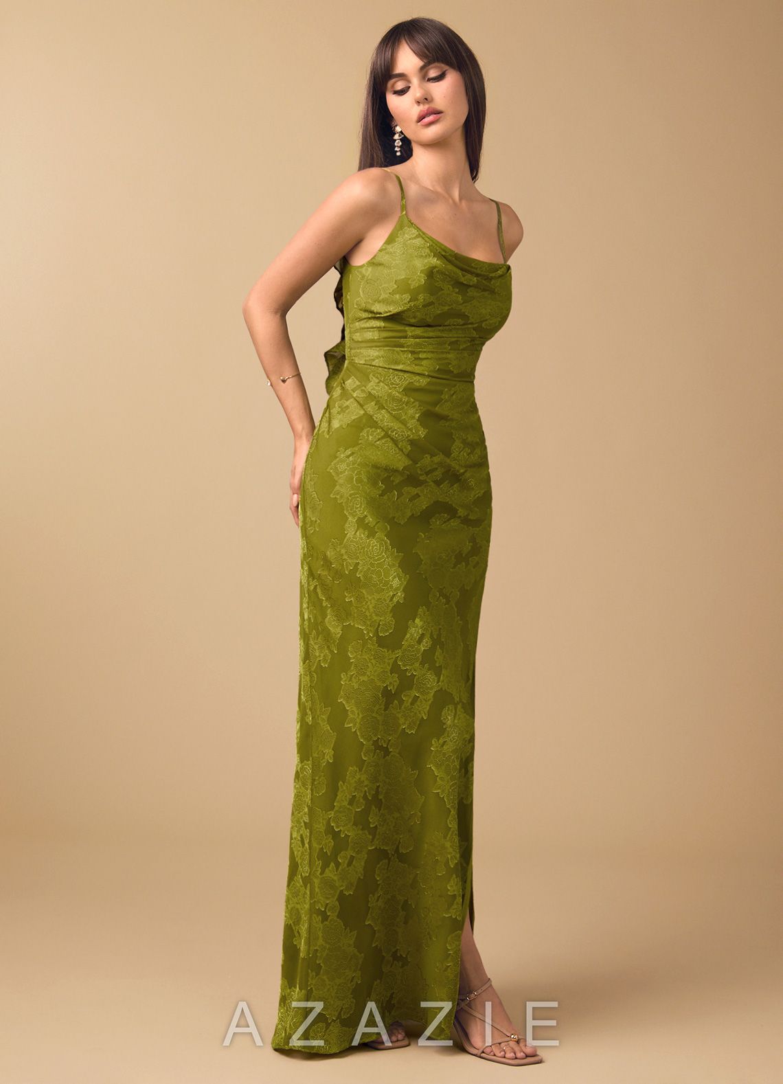 Jewel {color} Maxi Dress  sp_lichen_gold_#lg134373