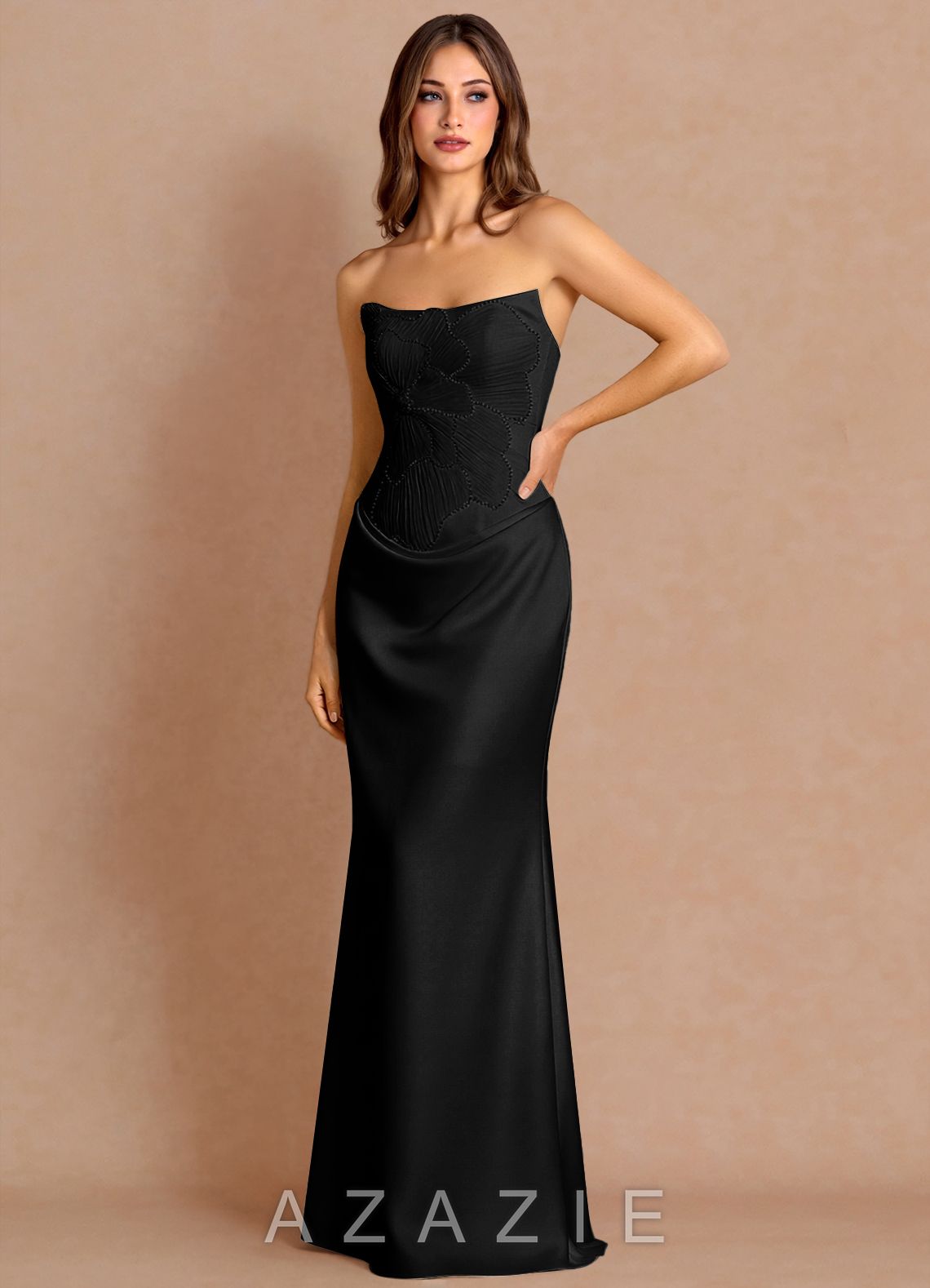 Xarisse {color} Maxi Dress  black