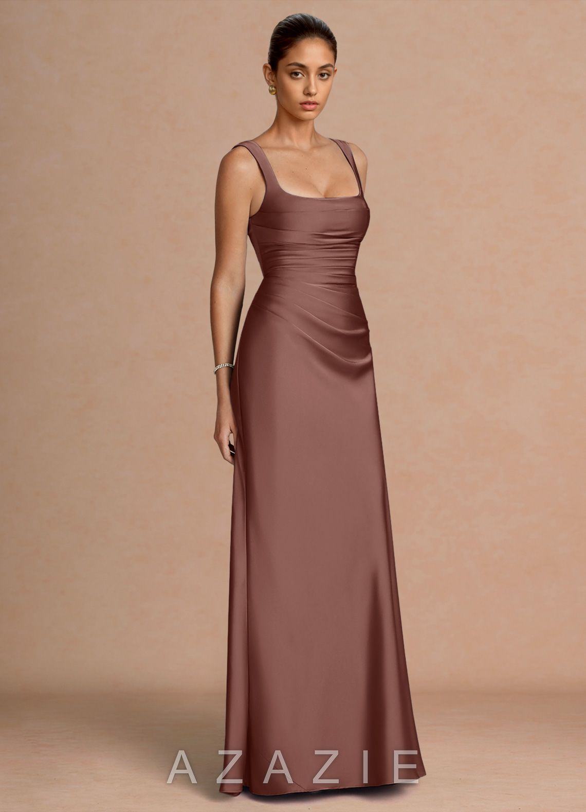 Hovira {color} Maxi Dress  mocha_coco_#134126