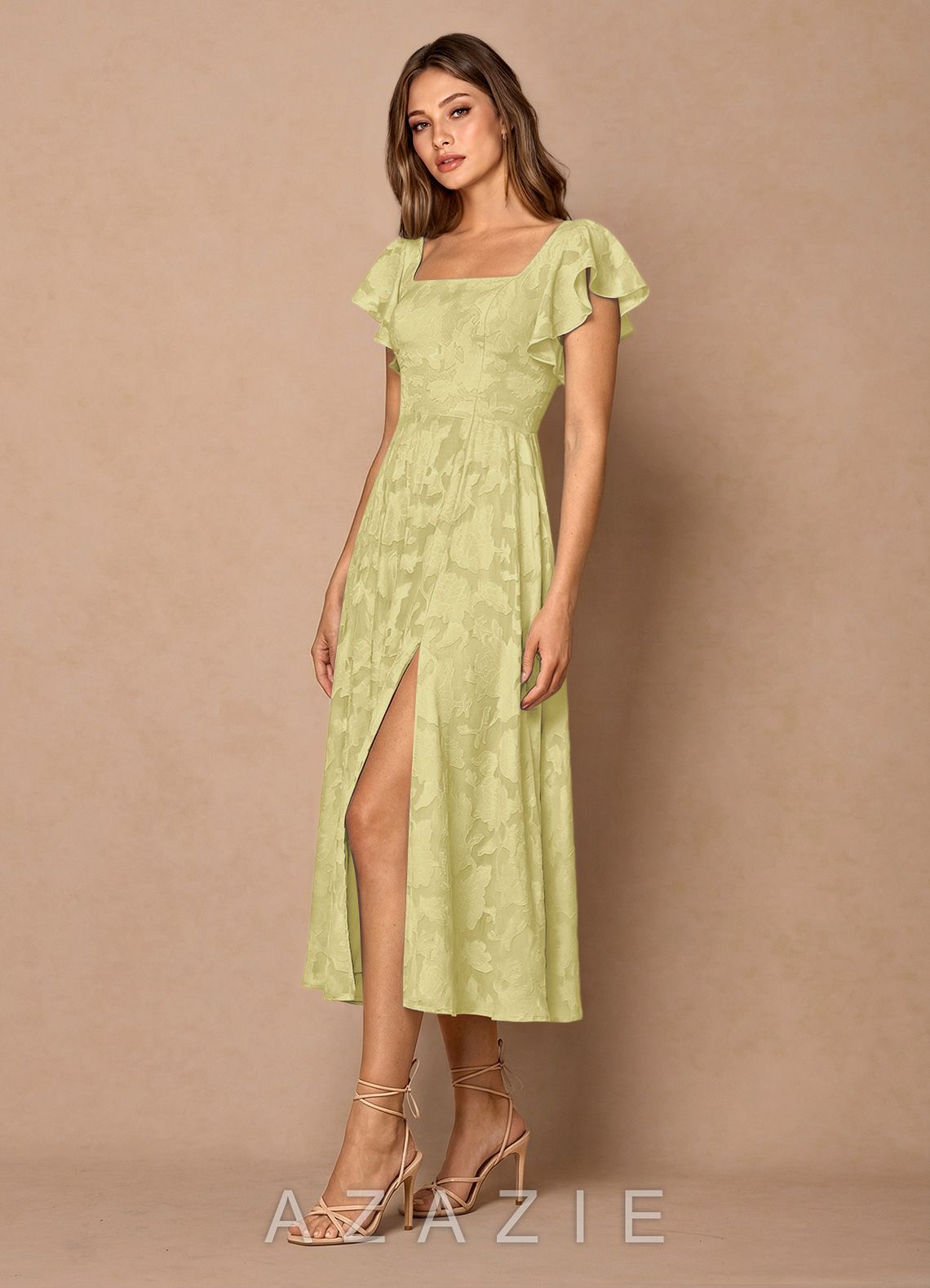 Talia {color} Midi Dress  lemon_sorbet_#134127
