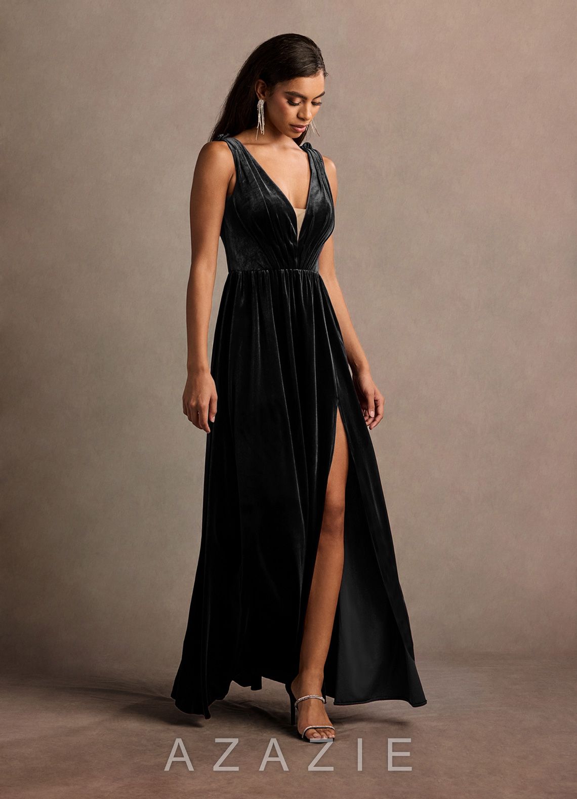 Katniss {color} Rose Gown  black