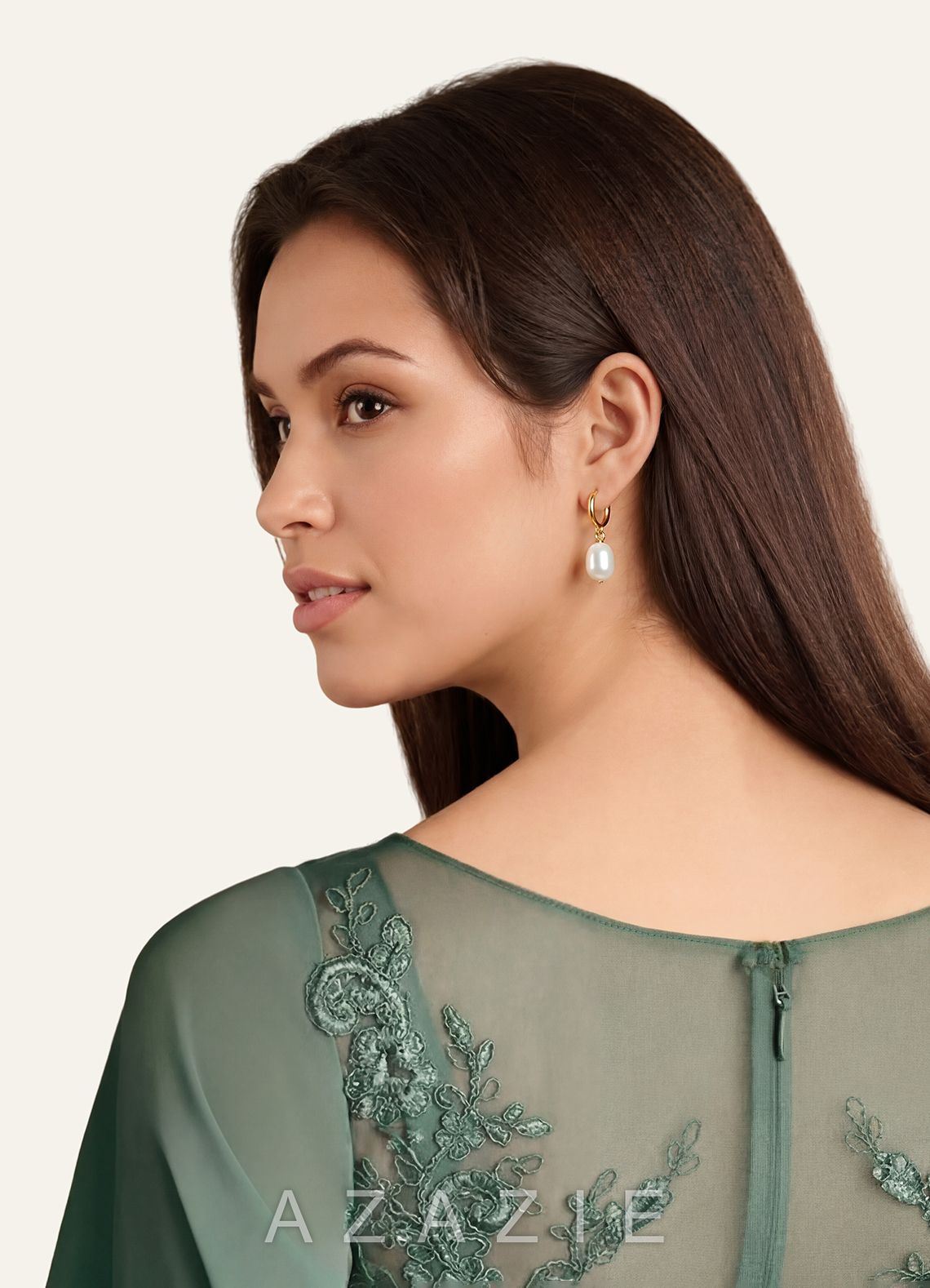 Golden Pearl Earrings