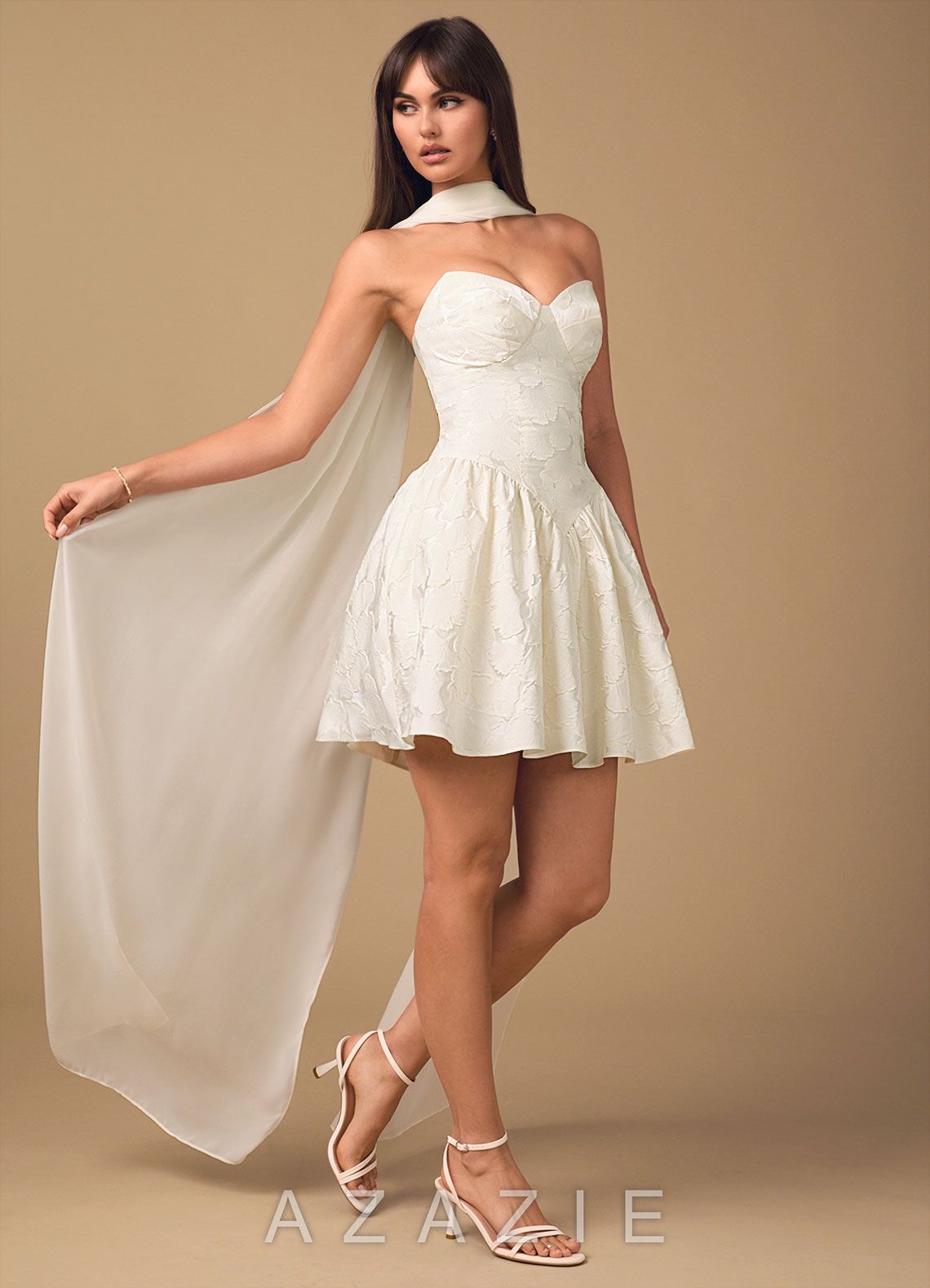 Astra {color} Mini Dress  sp_french_white_#fw134965