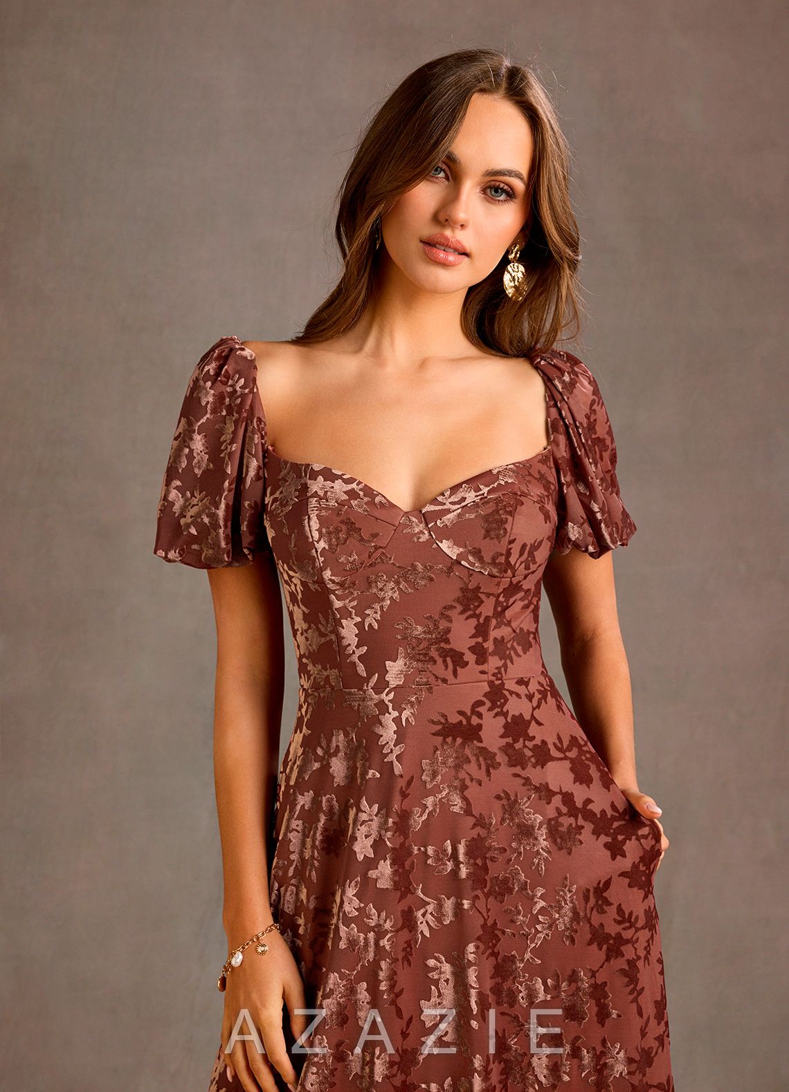 Alba {color} Maxi Dress  sp_rosewood_#rd134328