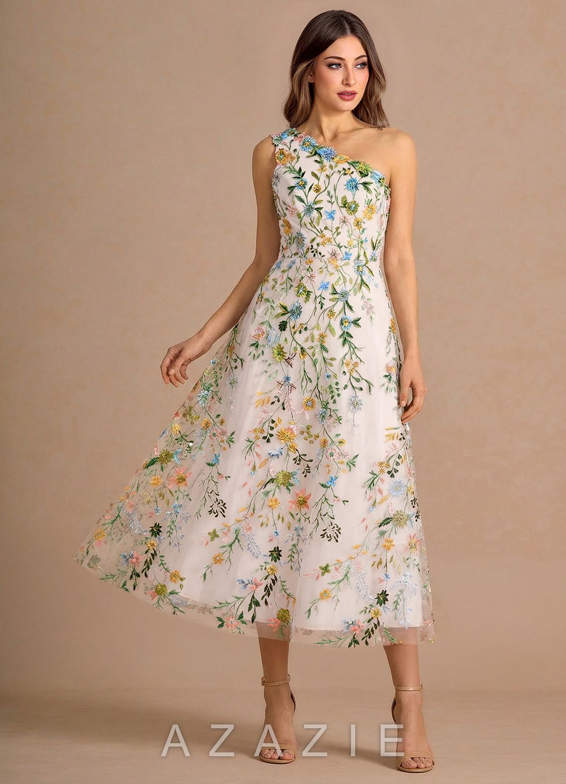 Maribela {color} Midi Dress  sp_blush_pink_multi_#bm134766