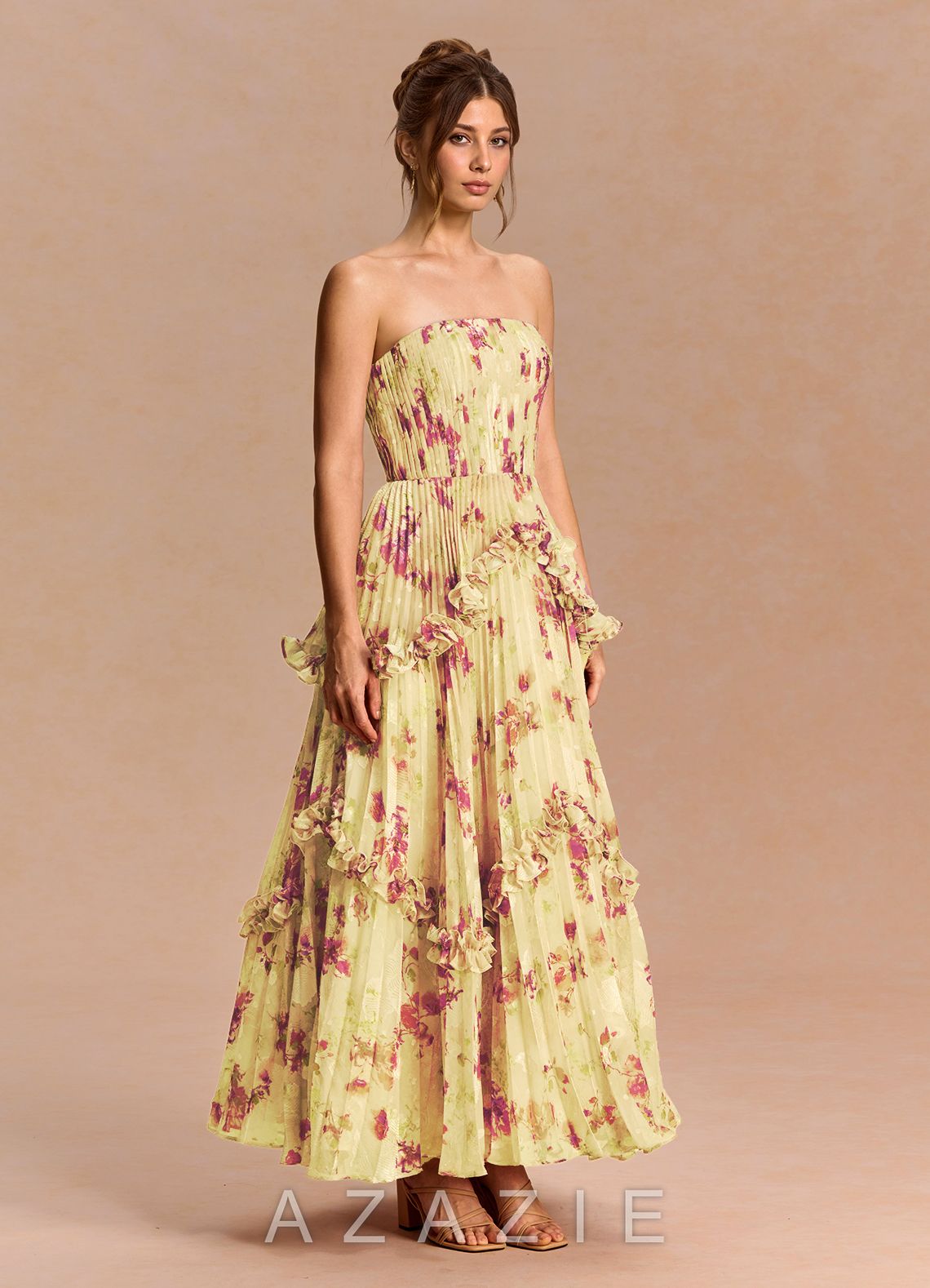 Freja {color} Maxi Dress  sp_light_yellow_#ly337