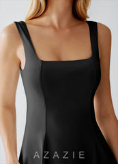 Romy {color} Stretch Knit Mini Dress  sp_black_#bk475
