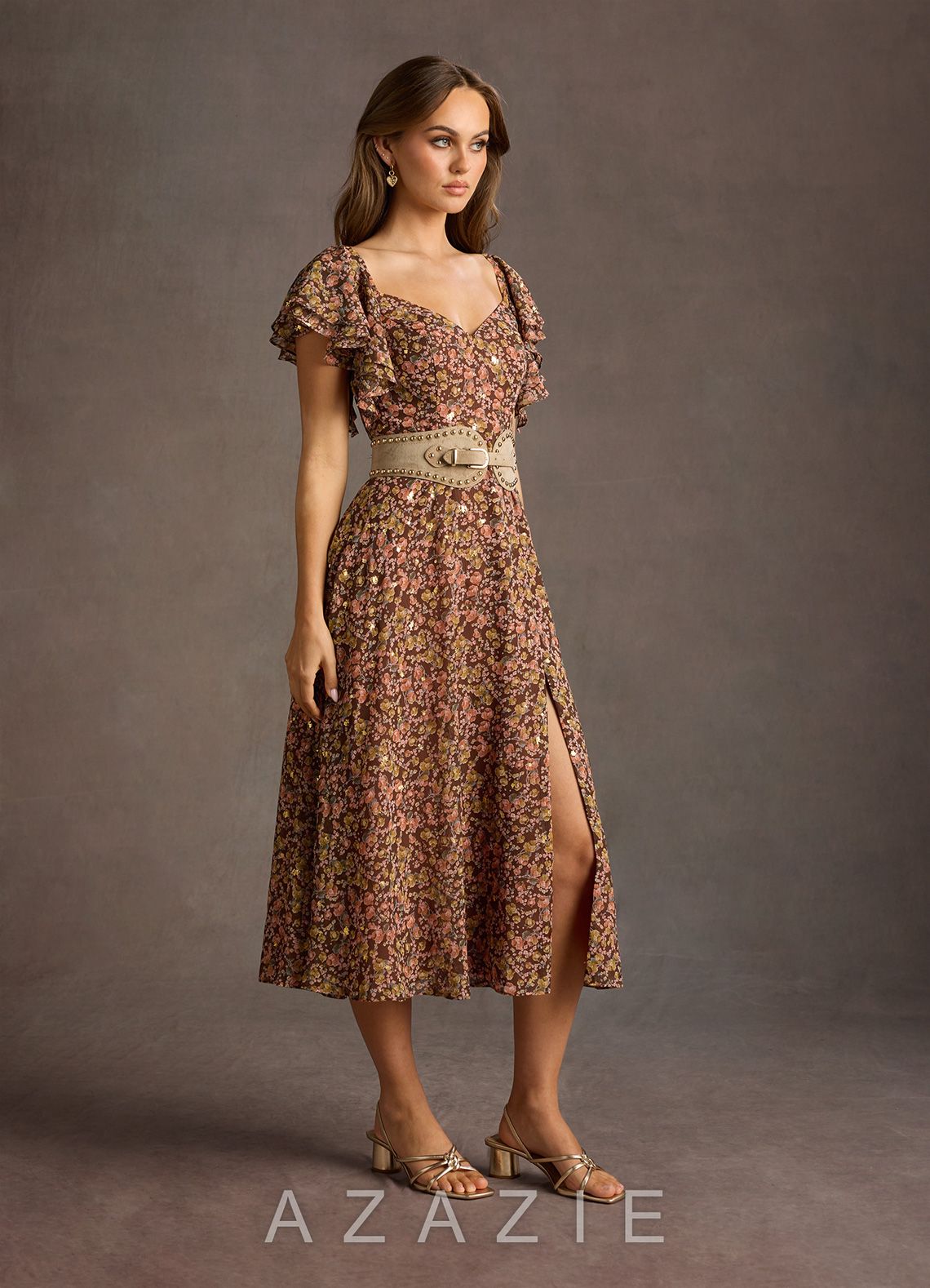 Rileigh {color} Midi Dress  sp_pink_floral_#pf134309