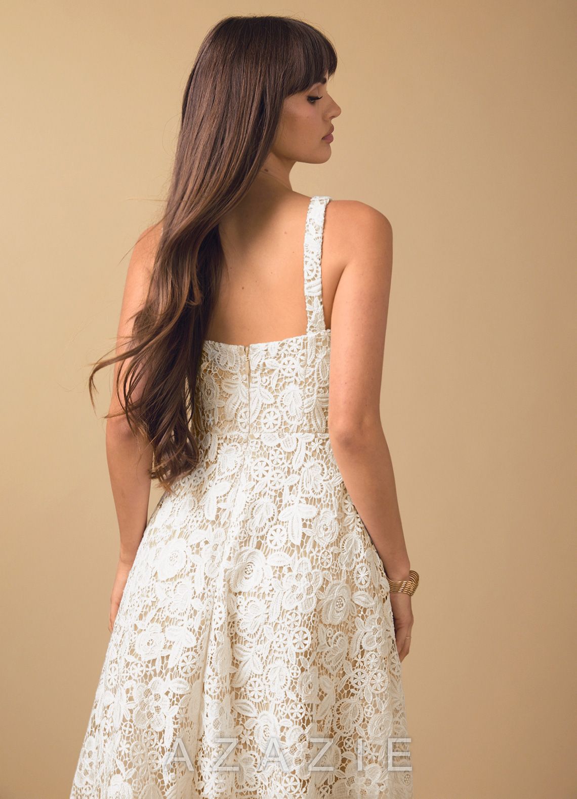 Elisa {color} Lace Midi Dress  sp_white_#we134382