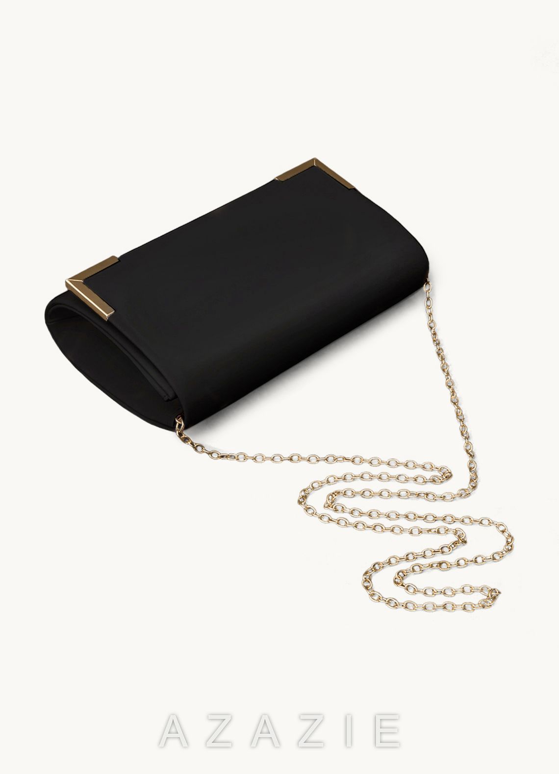Pu Metal Embellished Envelope Bag