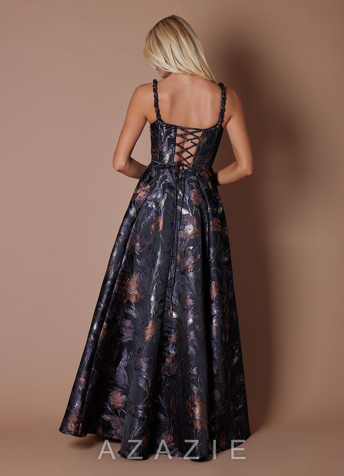 Kourtney {color} Maxi Dress  sp_black_violet_#bv134230