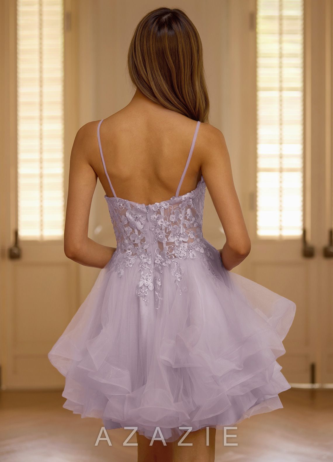 Viviara Purple Mini Dress