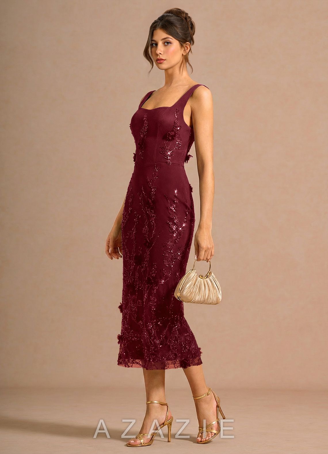 Zarelle {color} Midi Dress  sp_wine_#w134265