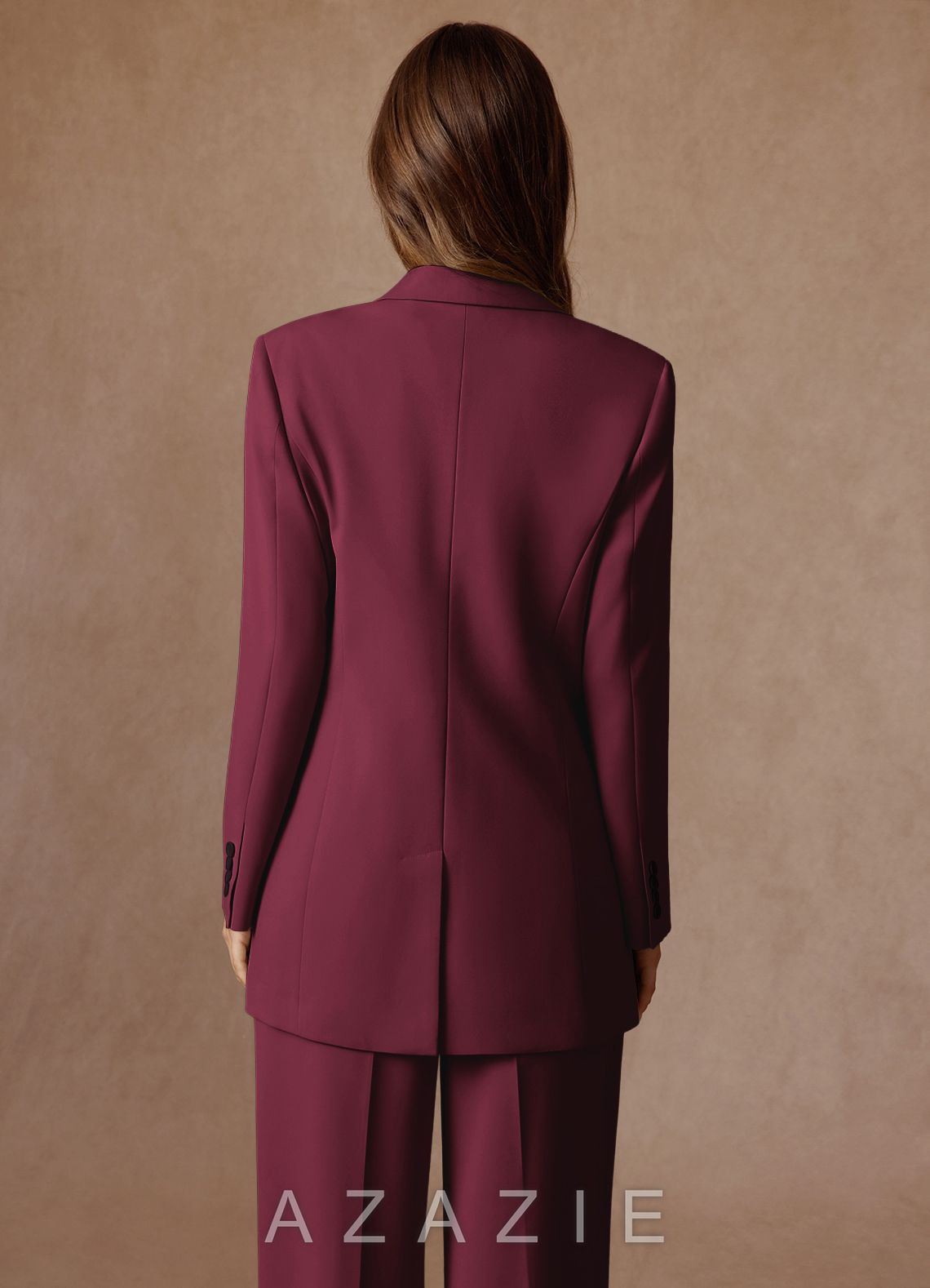 Rowan Burgundy Refined Weave Performance 2-Piece Suit
