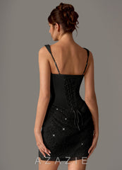 Niamh {color} Mini Dress  black