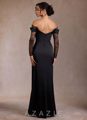 Gizela {color} Lace Maxi Dress  black