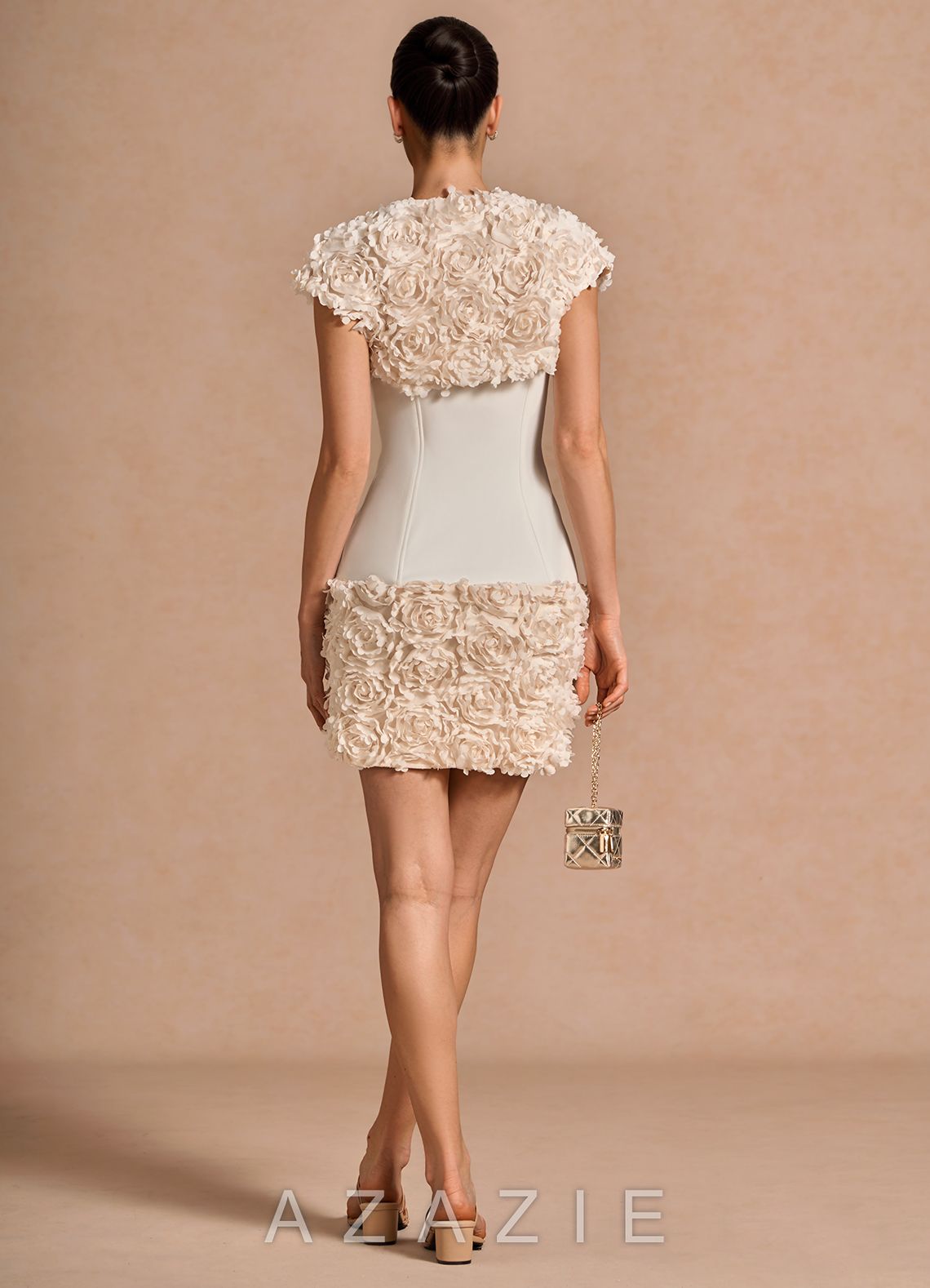 Avenira {color} Mini Dress  sp_cream_#c134392