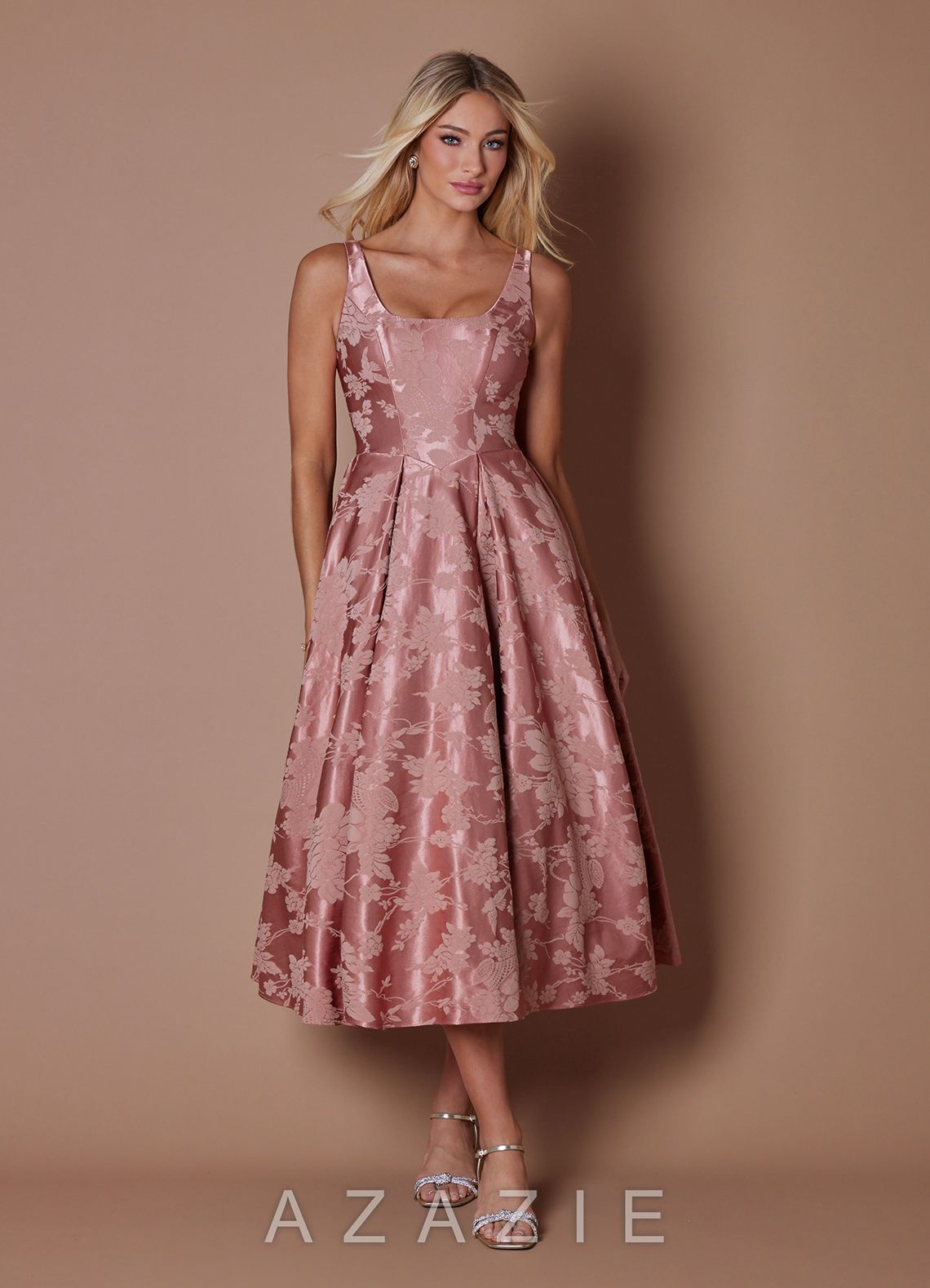 Alexandra {color} Midi Dress  sp_rosewood_pink_#rp134223
