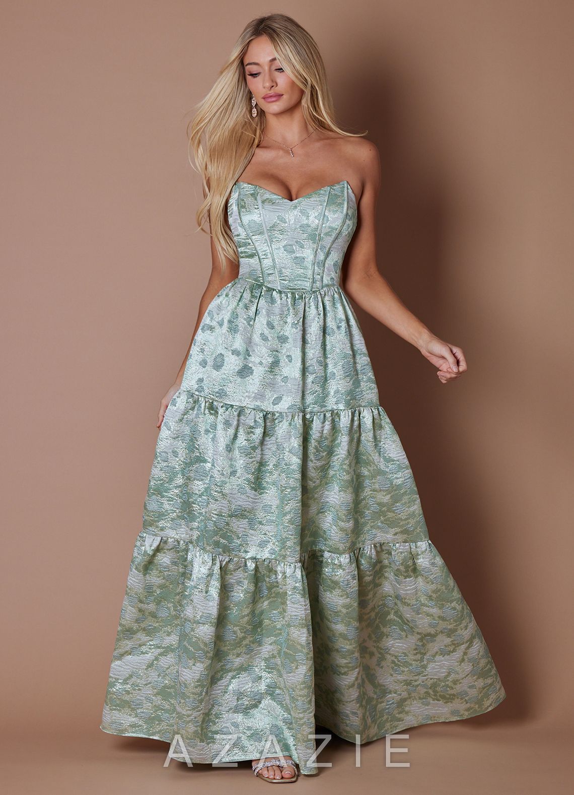 Rena {color} Maxi Dress  sp_mint_shimmer_#ms134236