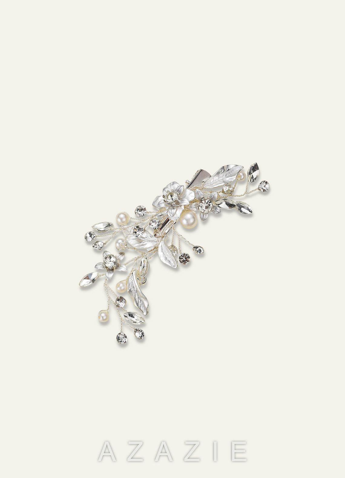 Pearl Floral Hair Clip