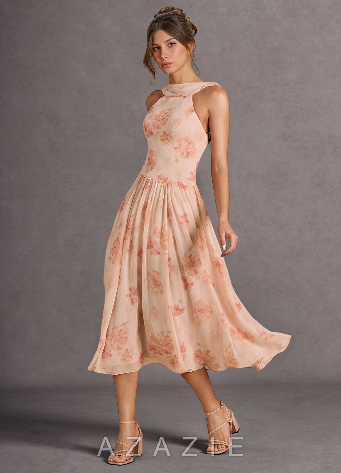 Rowan {color} Midi Dress  sp_peach_#ph134785