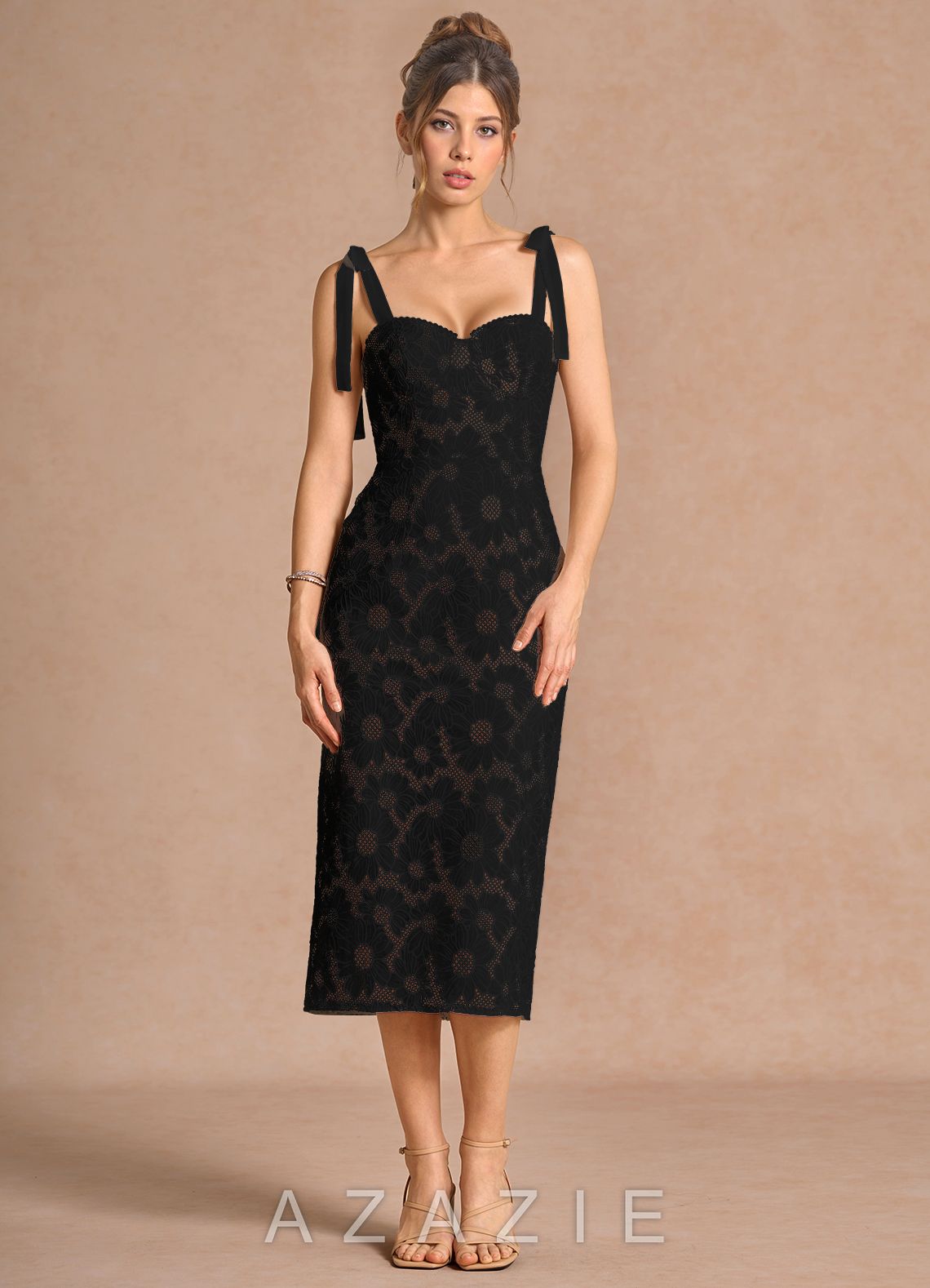 Donne {color} Midi Dress  black