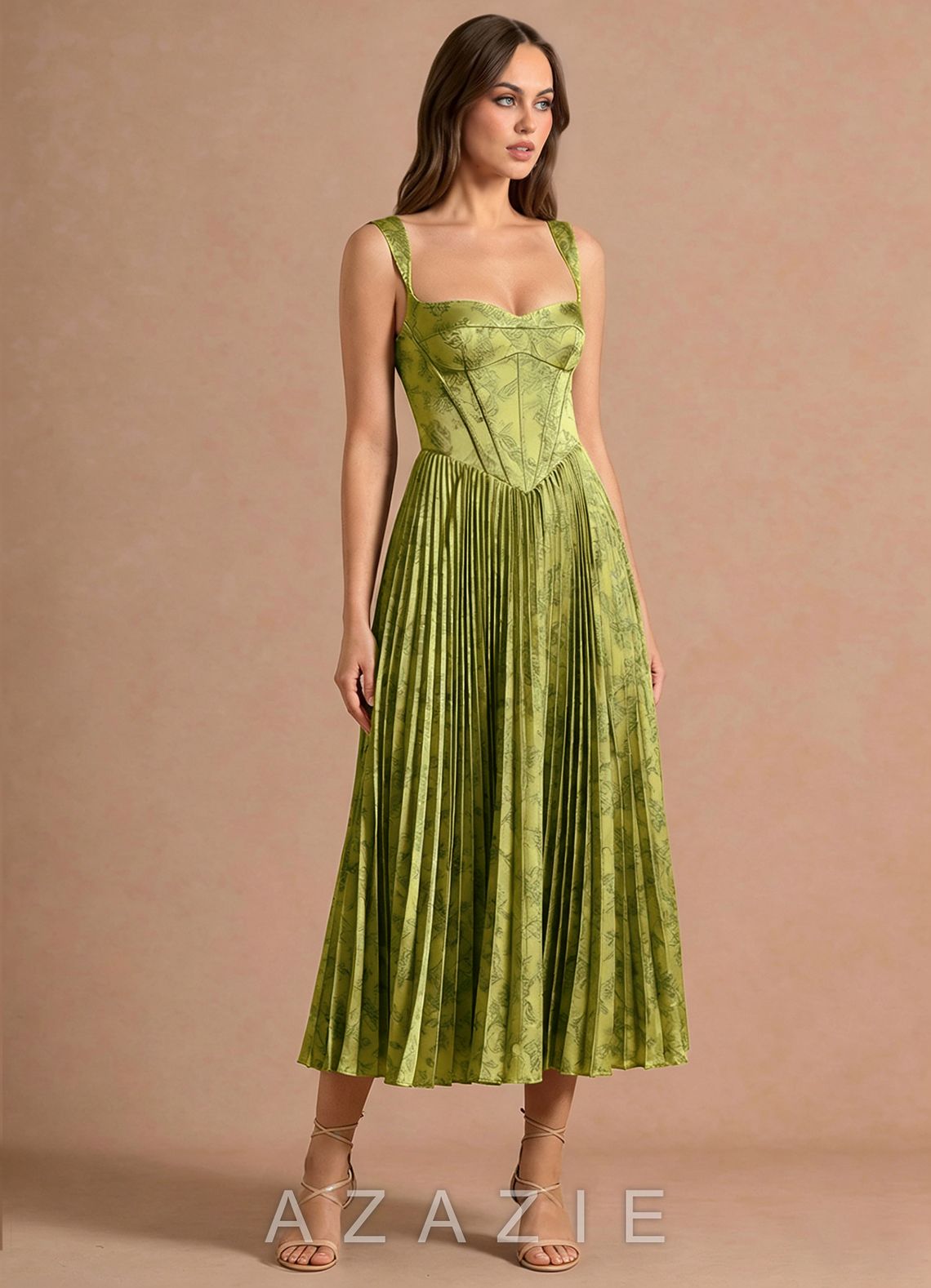 Isonelle {color} Midi Dress  sp_moss_navy_#mn134320