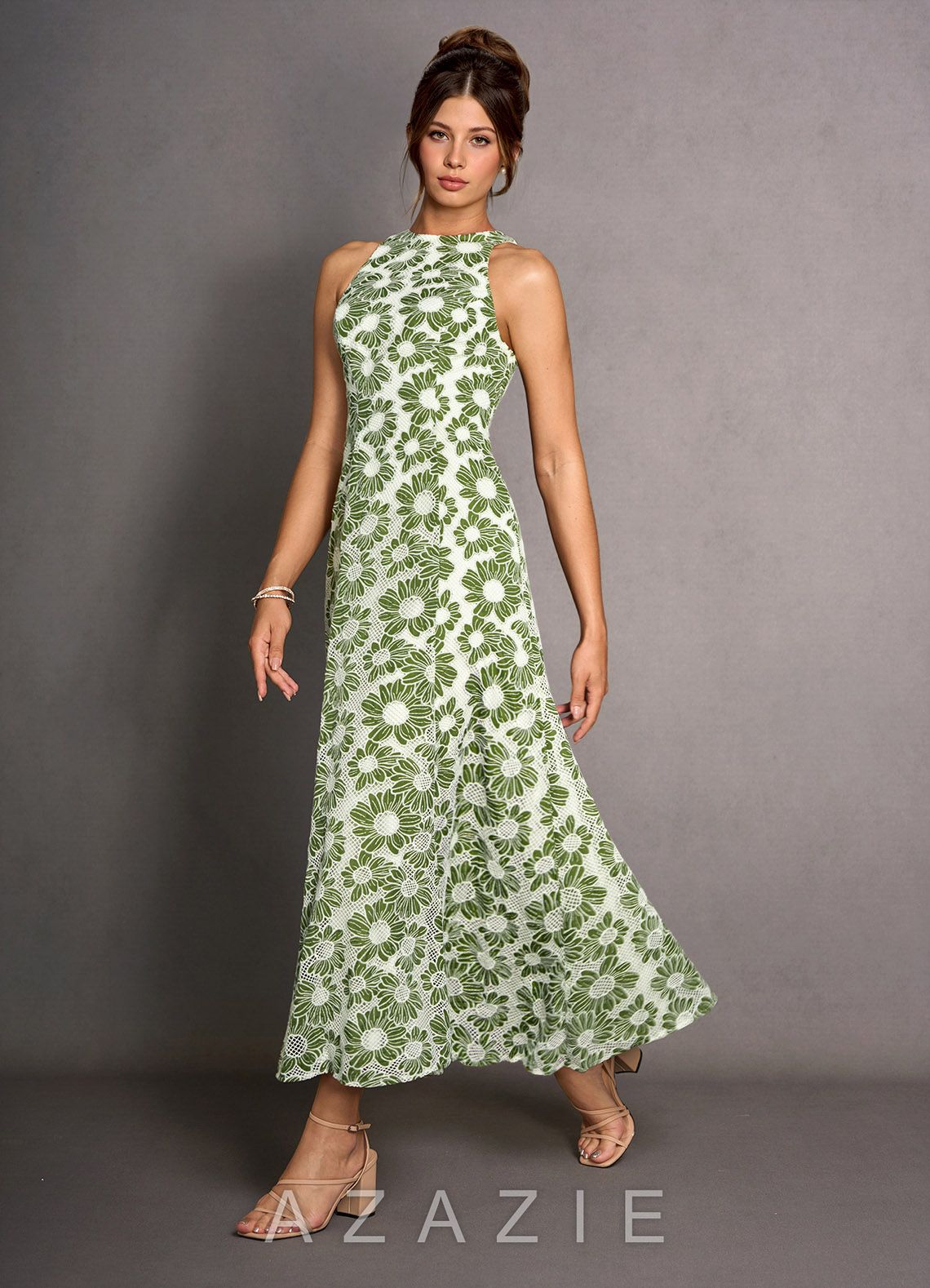 Selira {color} Maxi Dress  sp_green_and_white_#gw134793
