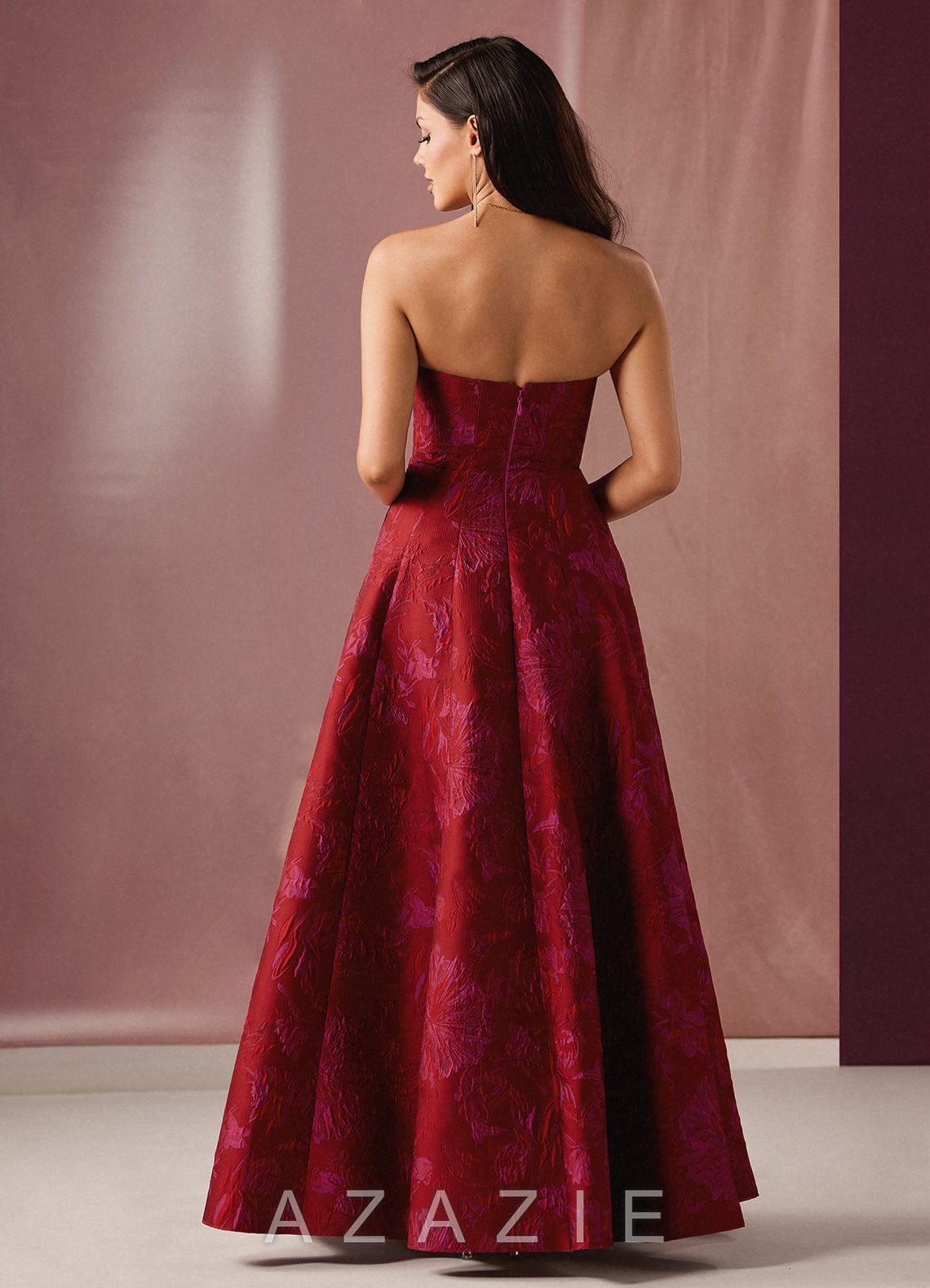 Mimmy {color} Gown  sp_red_hot_pink_#rhp134337