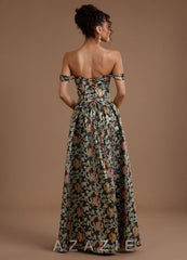 Adele {color} Maxi Dress  sp_midnight_garden_#mg134314