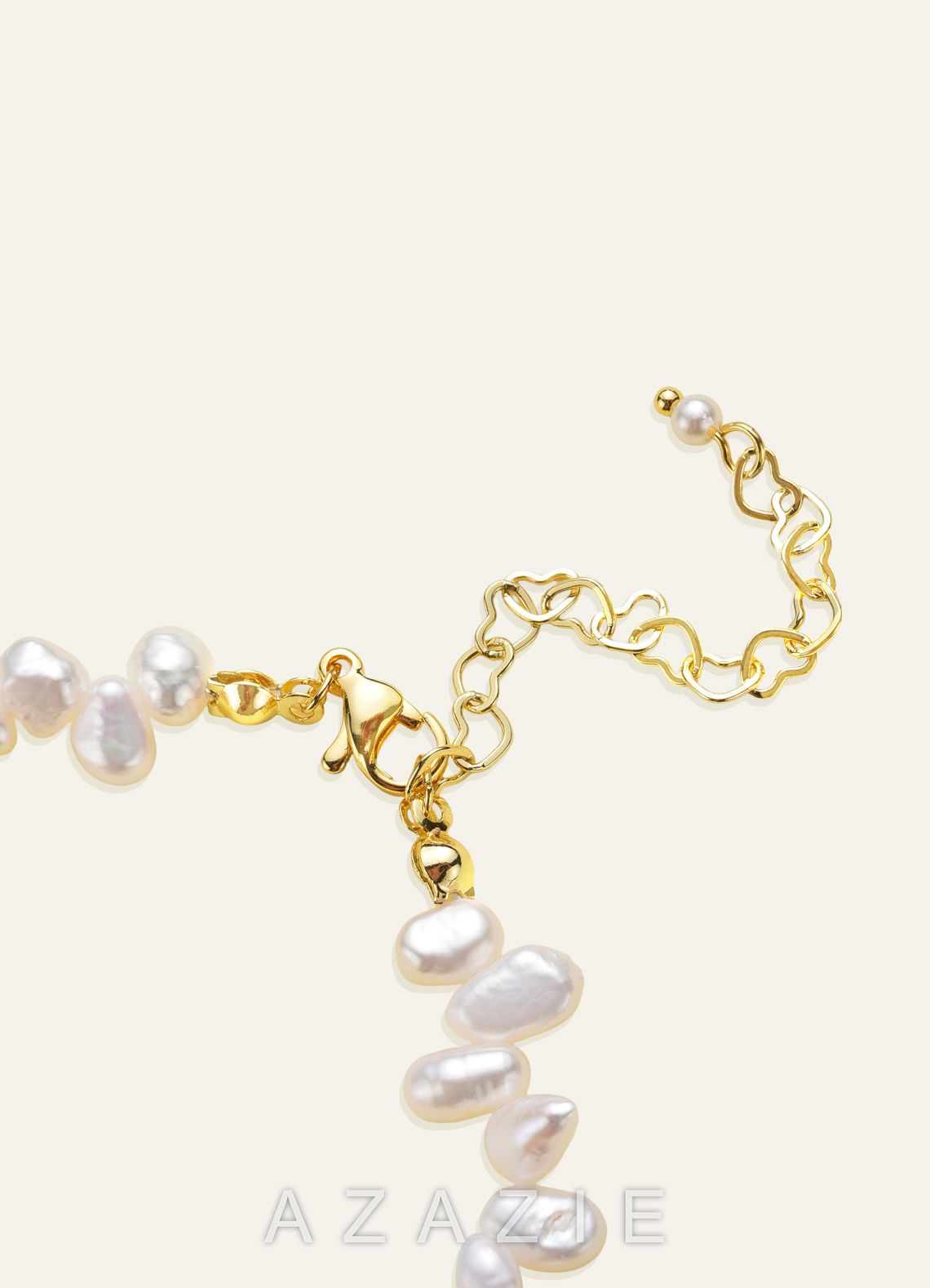 Baroque Freshwater Pearl Bracelet  white