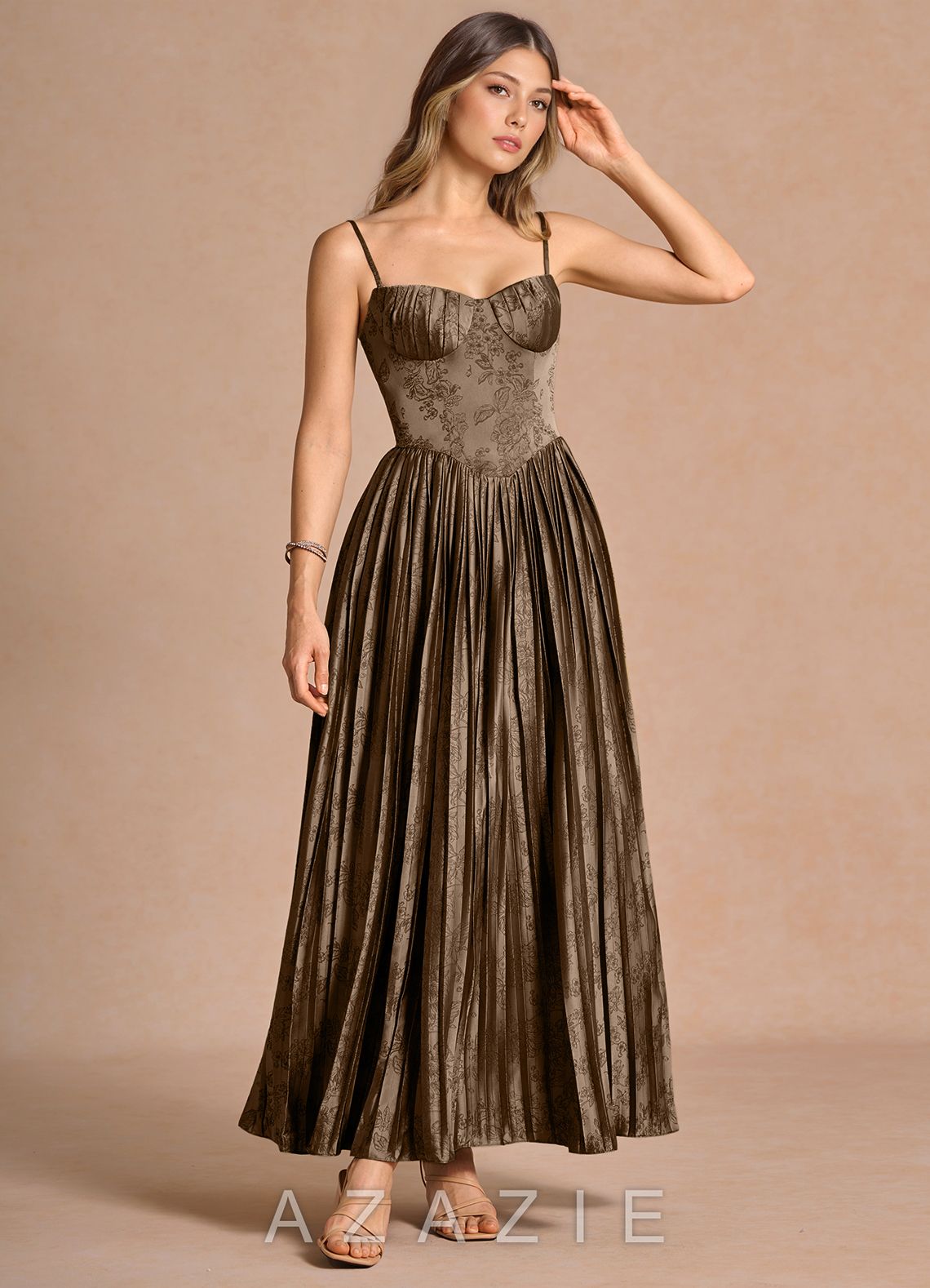 Marcella {color} Maxi Dress  sp_coffee_brown_#cb134755