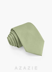 Solid Textured Modern Tie  dusty_sage