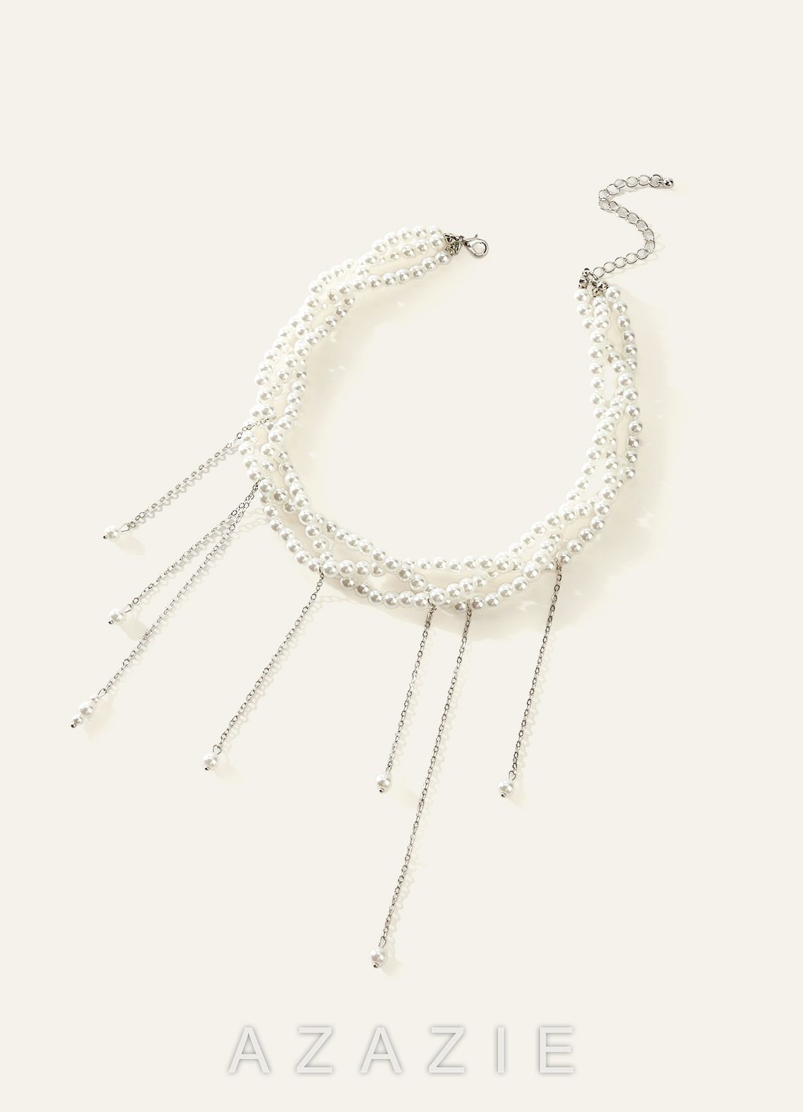 Layered Pearl Twist Necklace