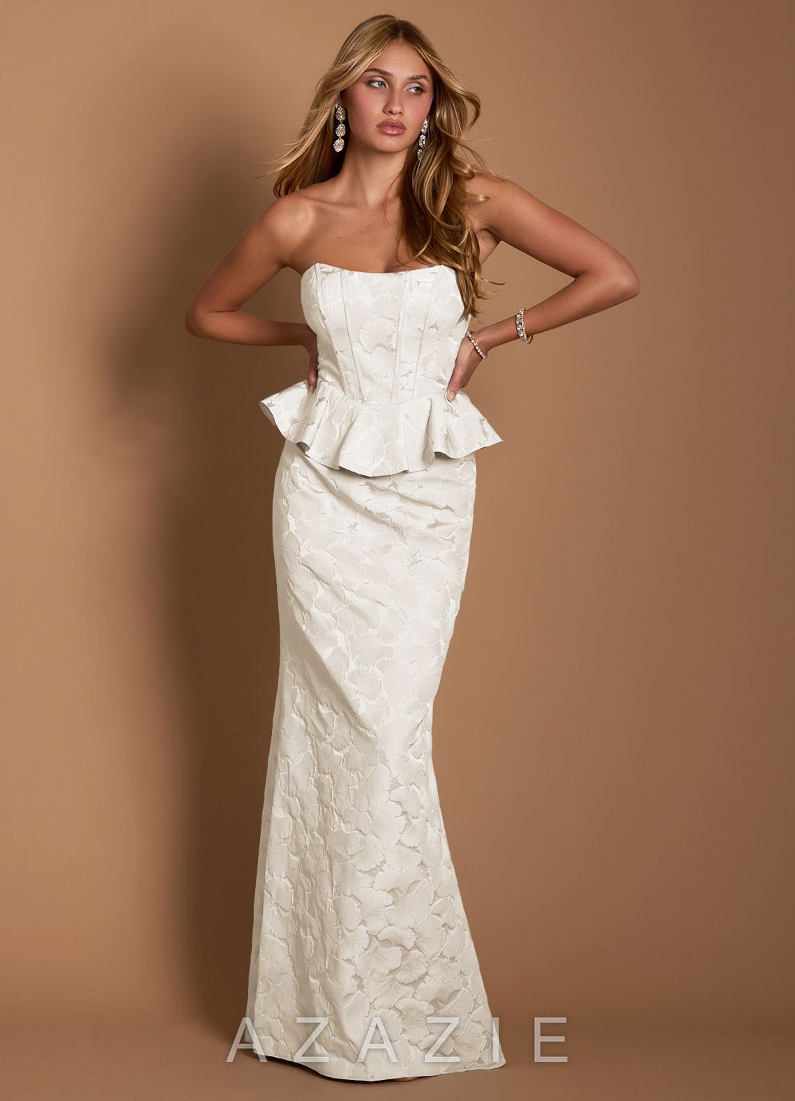 Rebecca {color} Gown  sp_french_white_#fw134965