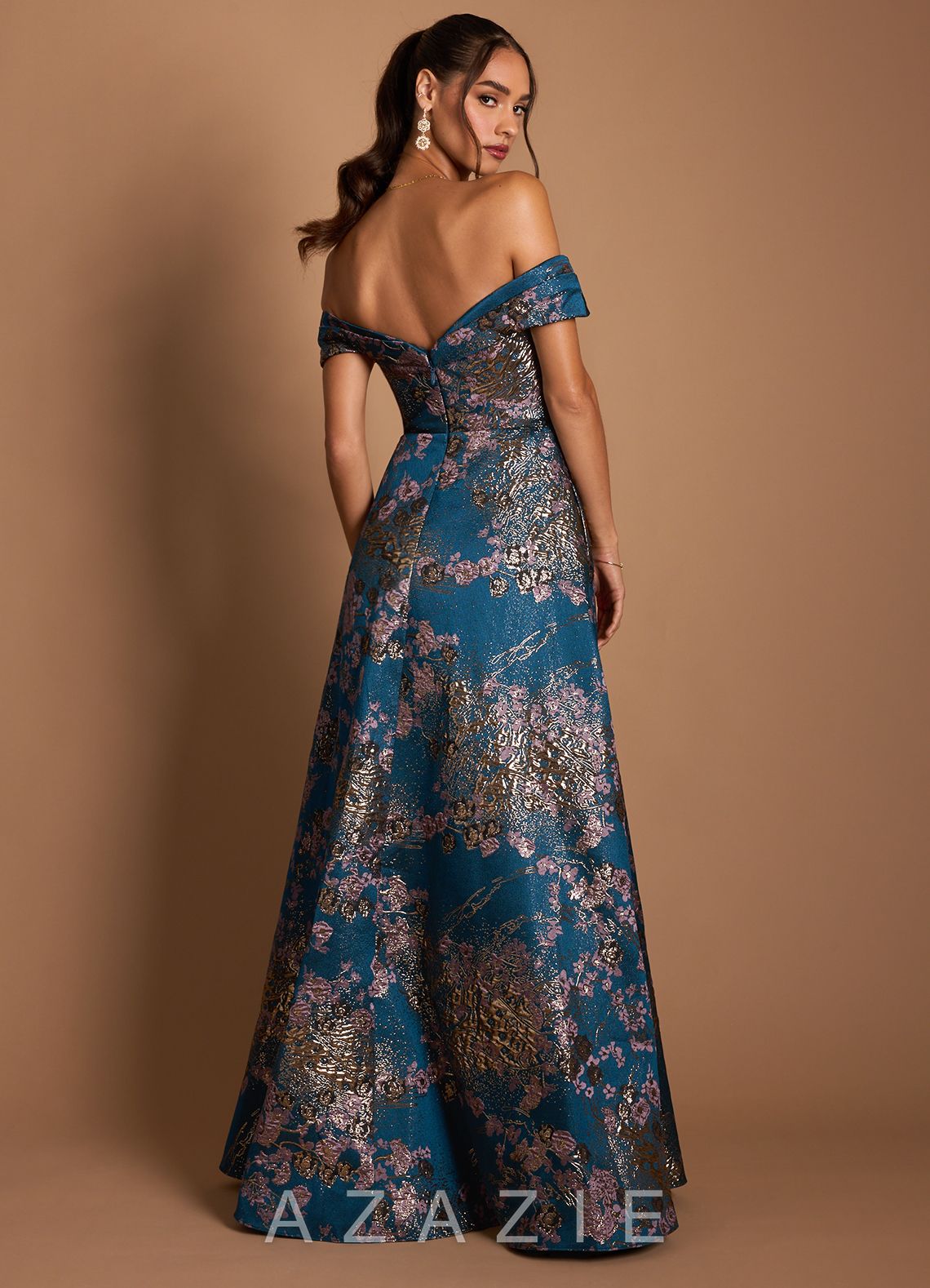 Jordan {color} Maxi Dress  sp_teal_floral_#tf134963